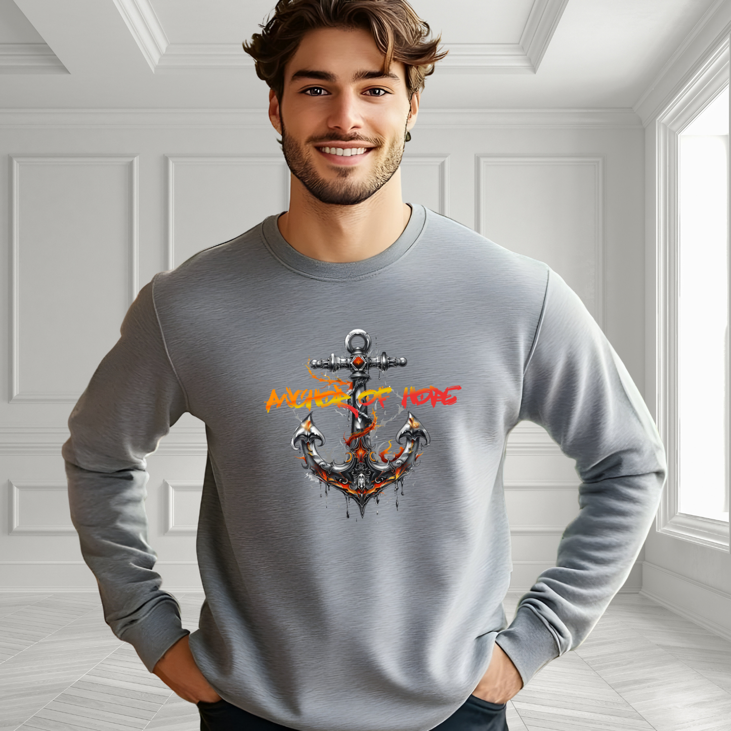 Anchor Of Hope Crewneck Sweatshirt