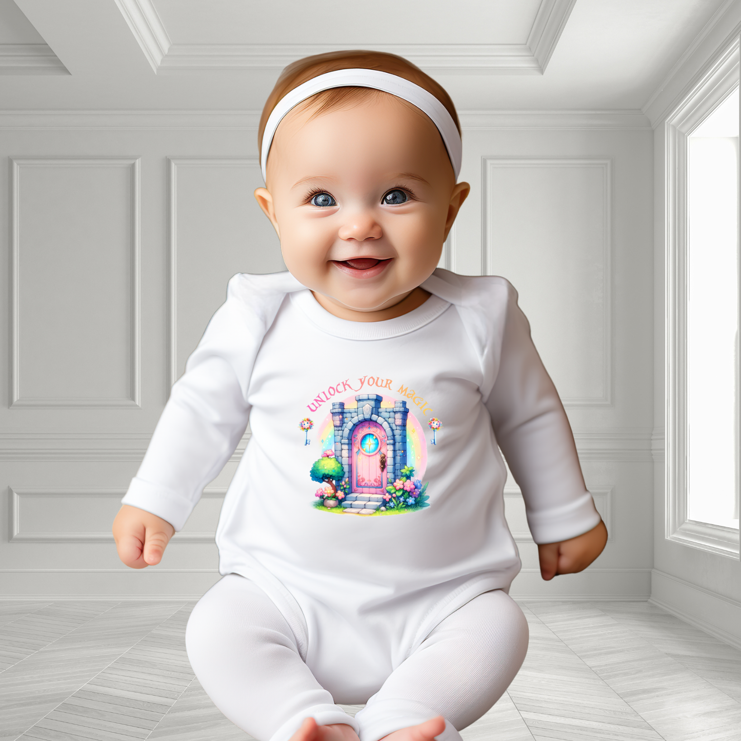 Unlock Your Magic Infant Long Sleeve Onesie