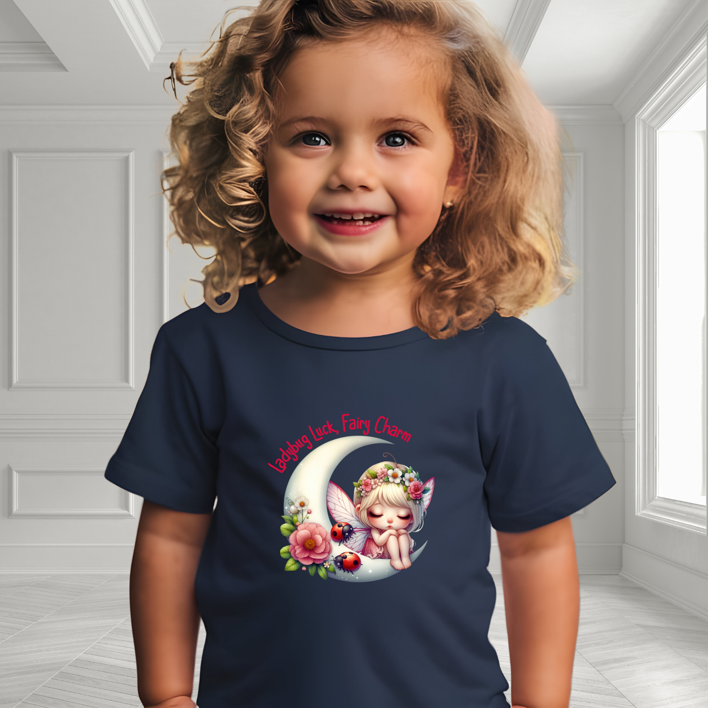 Ladybug Luck, Fairy Charm Toddler T-Shirt