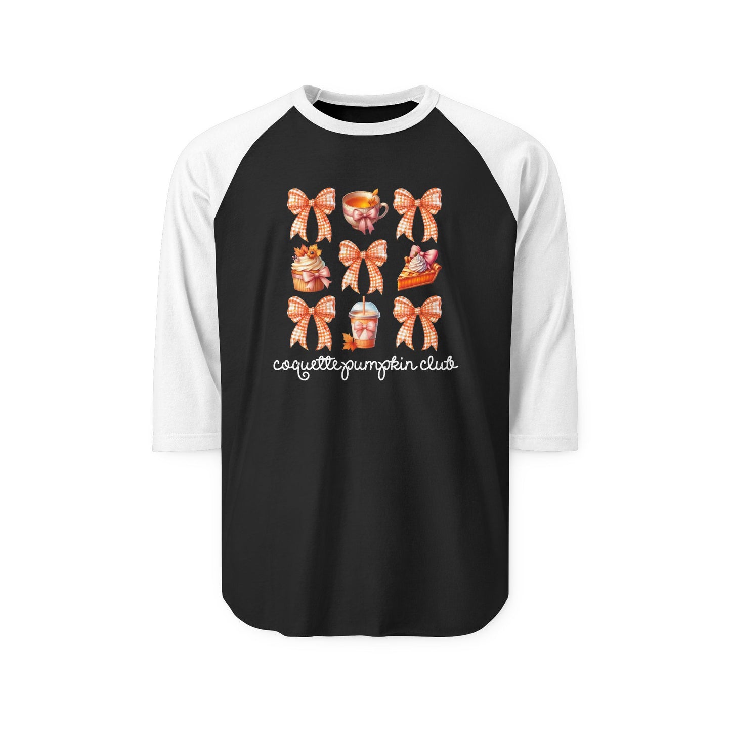Coquette Pumpkin Club Baseball Tee