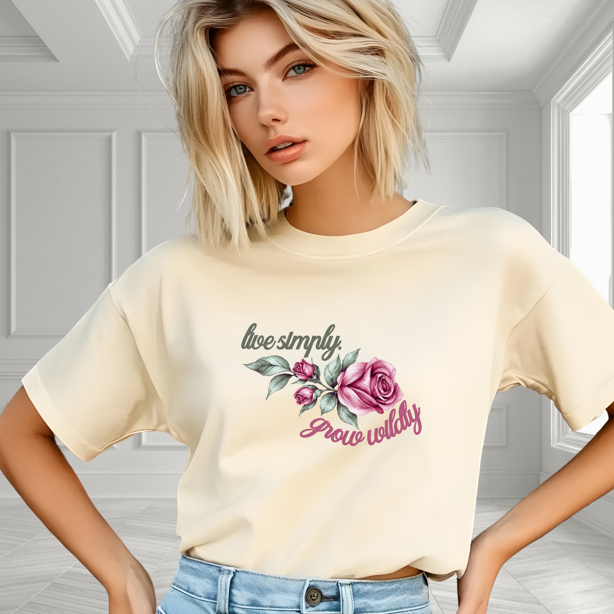 Live Simply, Grow Wildly T-Shirt