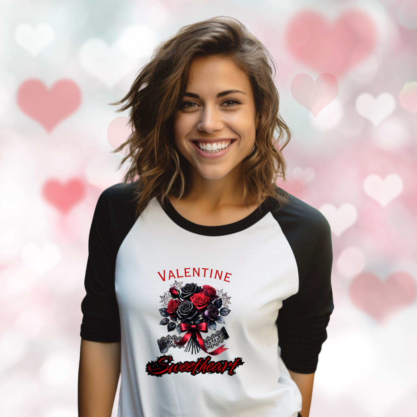 Valentine Sweetheart Baseball Tee