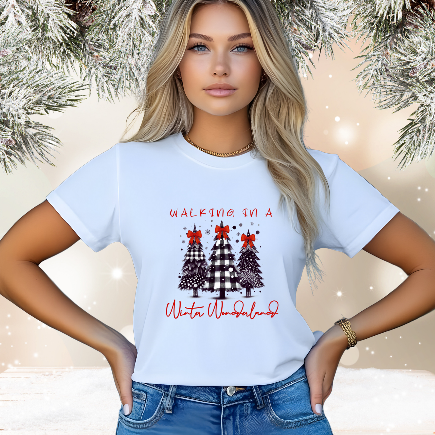 Walking In A Winter Wonderland T‑Shirt
