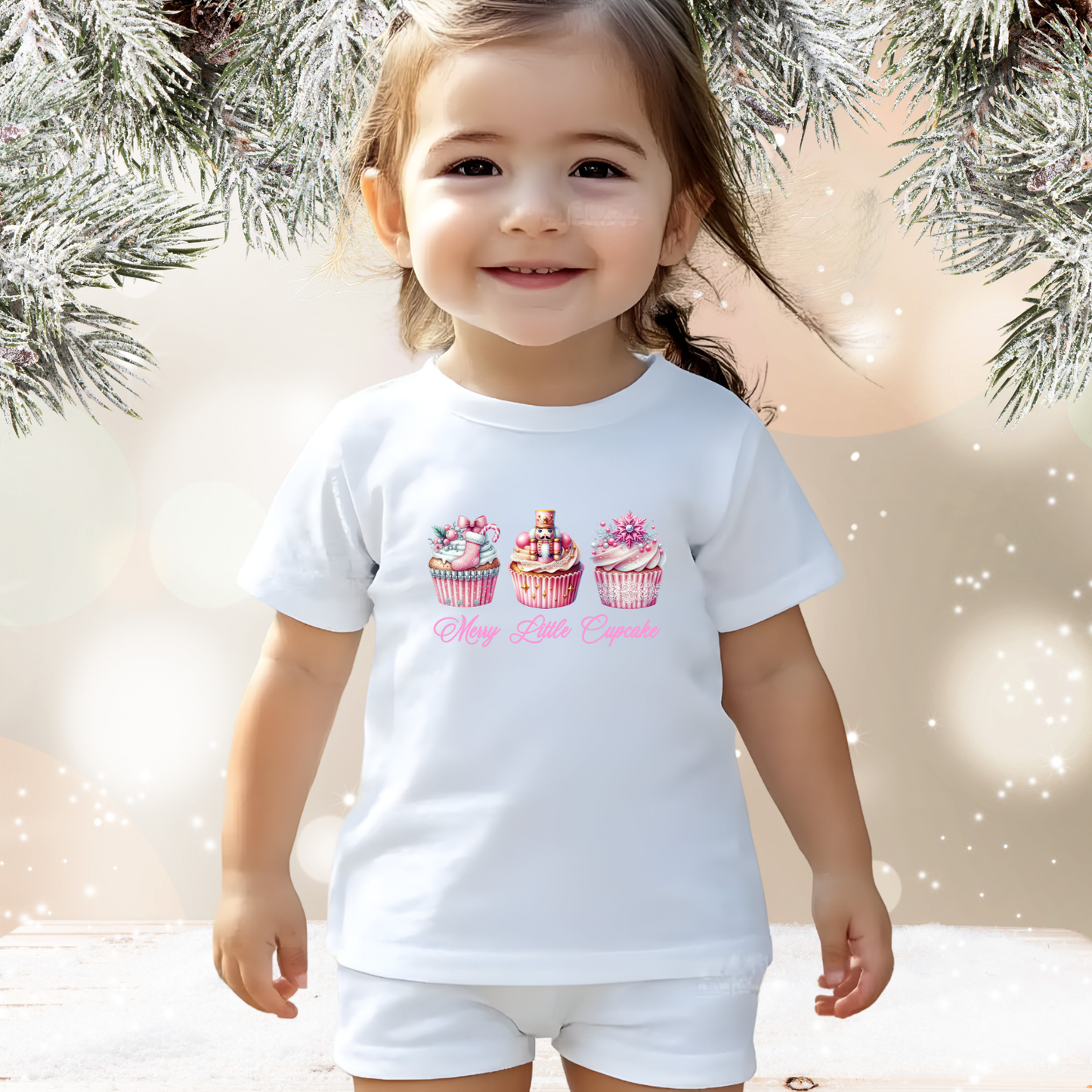 Merry Little Cupcake Toddler T-Shirt