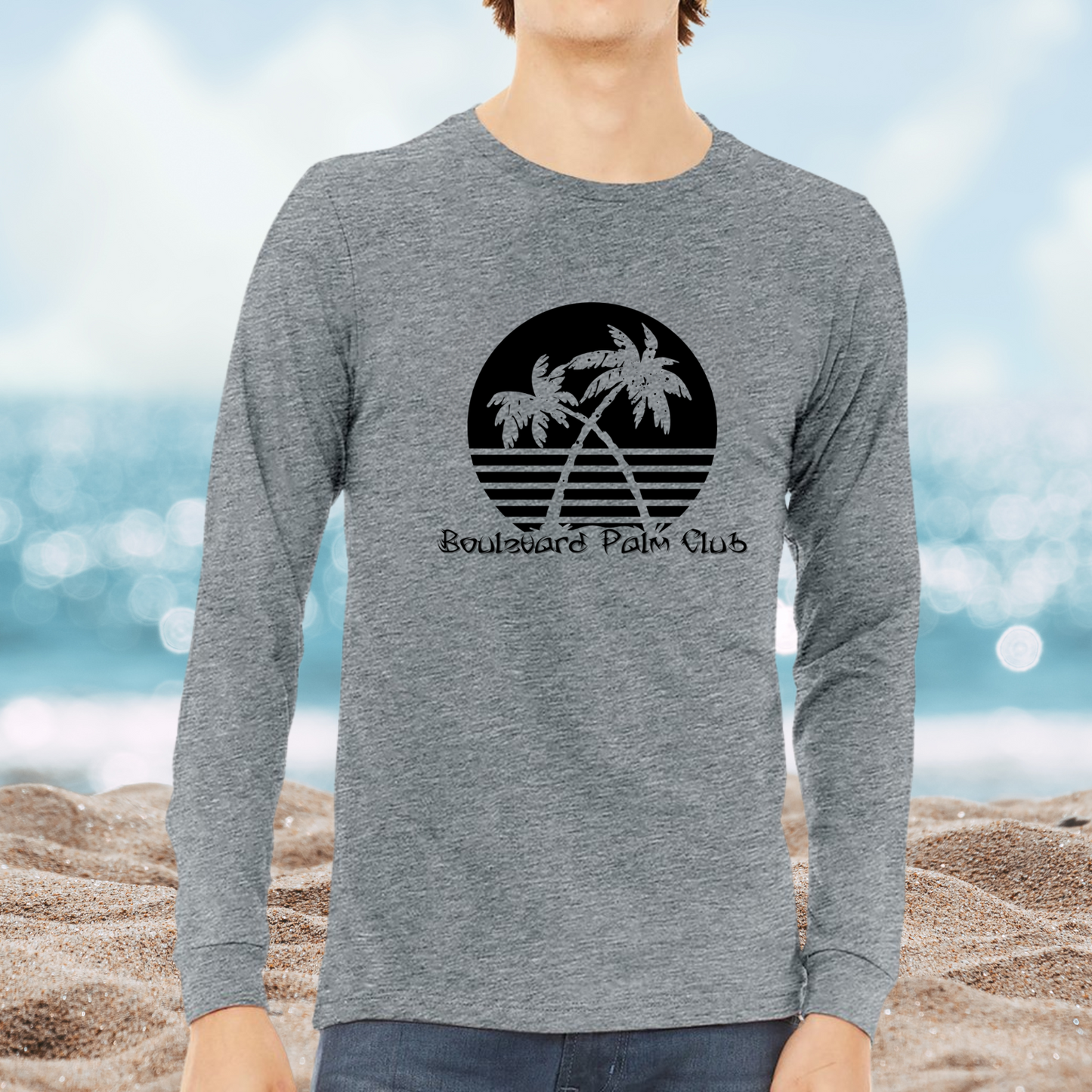 Boulevard Palm Club Long Sleeve Tee