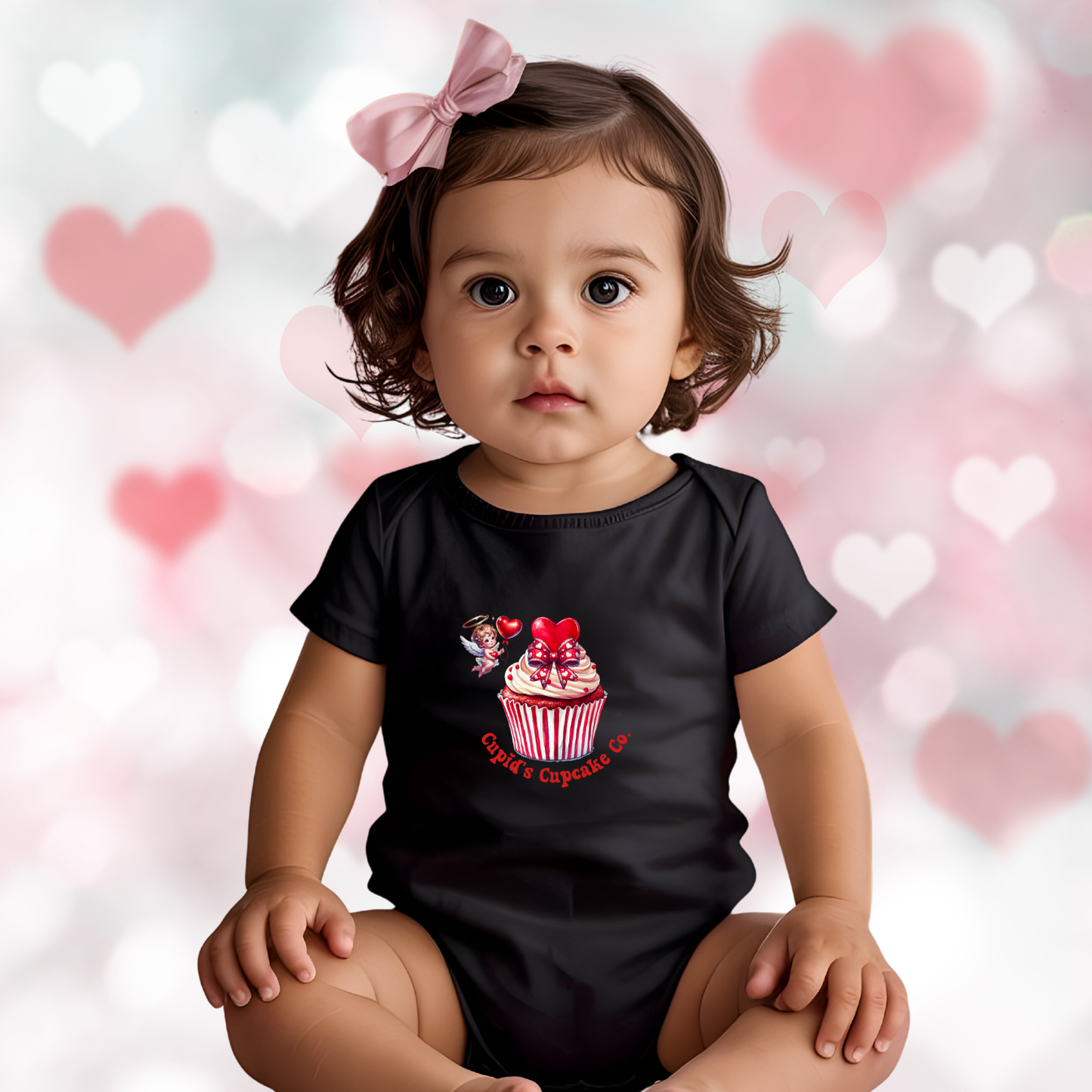 Cupid’s Cupcake Co. Infant Short Sleeve Onesie