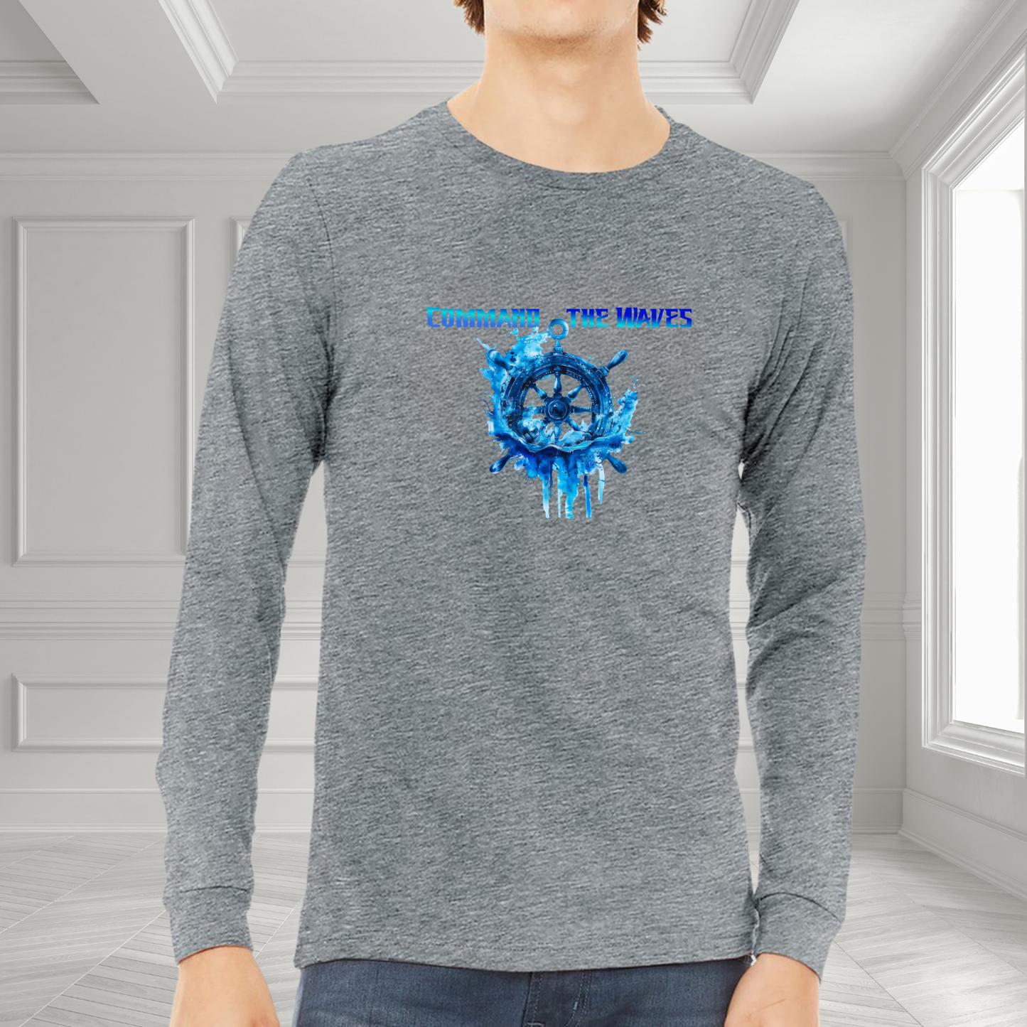 Command The Waves Long Sleeve Tee