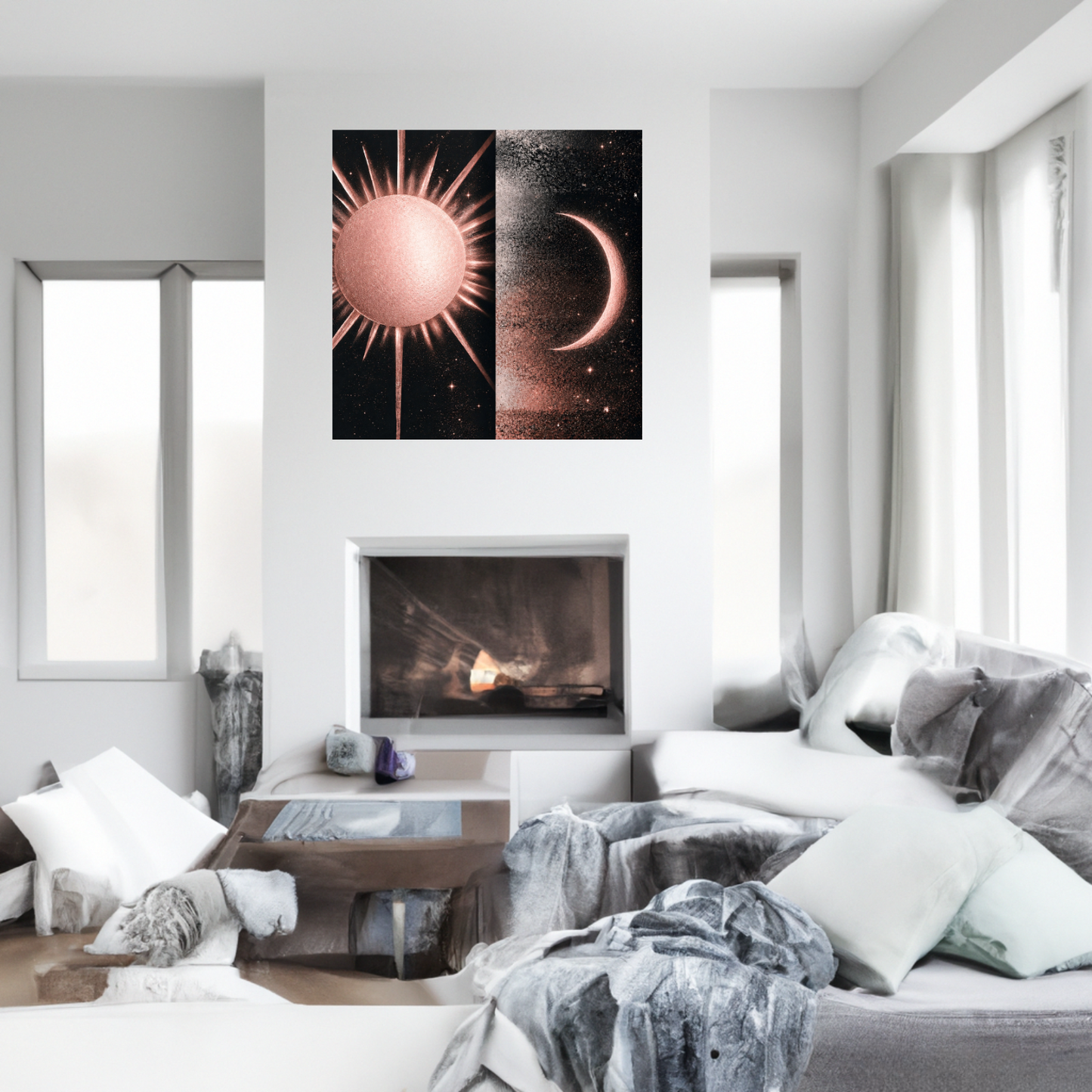 Radiant Duality Canvas Wall Art