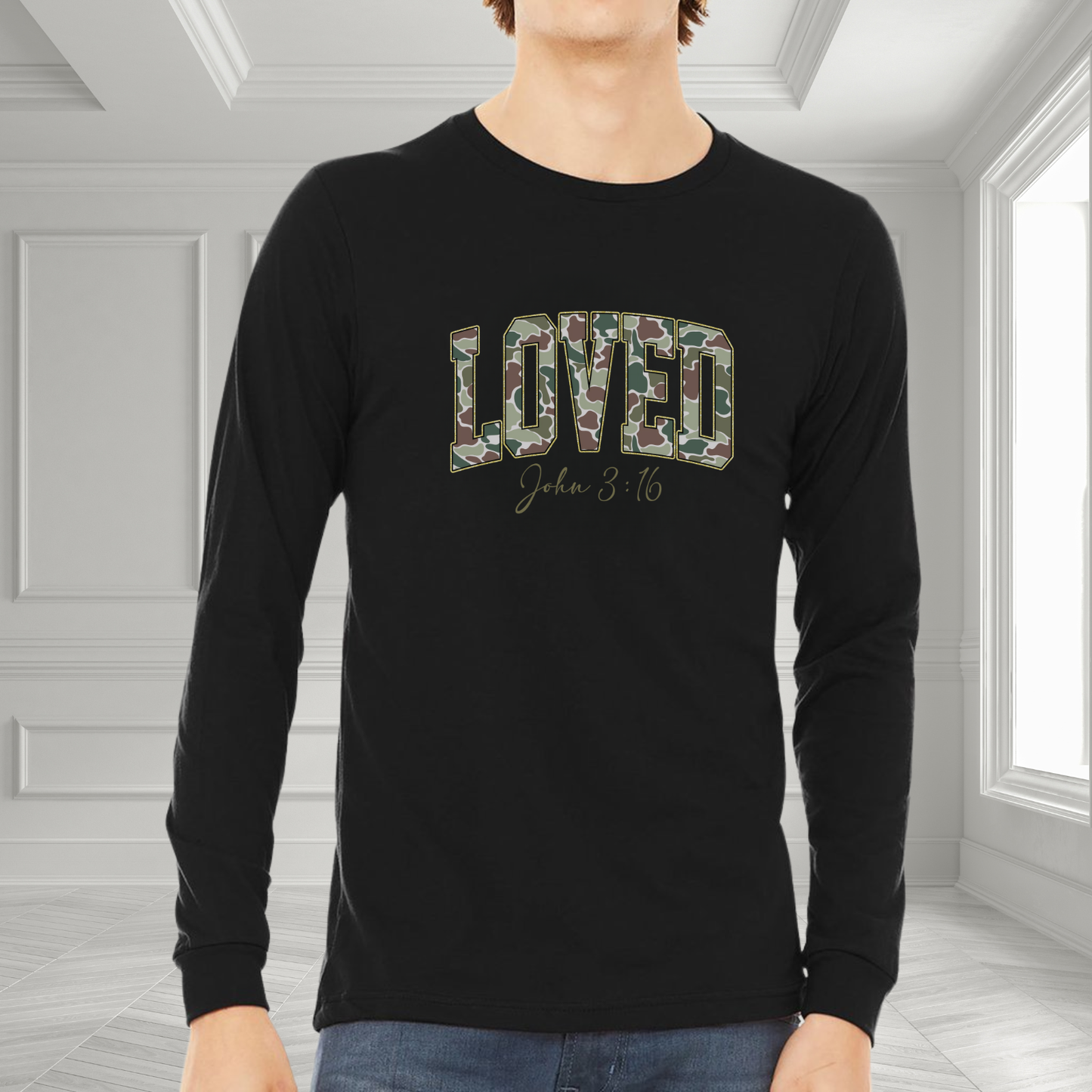 Loved John 3:16 Long Sleeve Tee