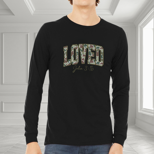 Loved John 3:16 Long Sleeve Tee