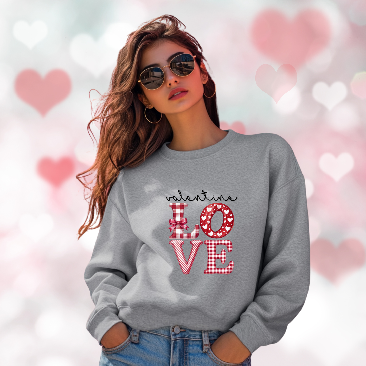 Valentine Love Crewneck Sweatshirt