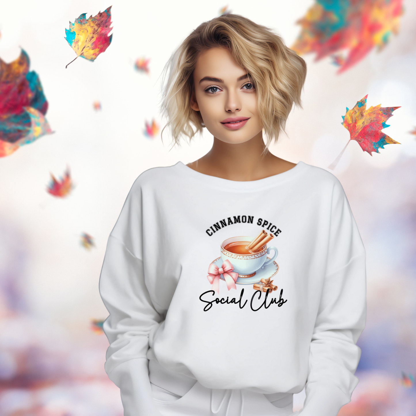 Cinnamon Spice Social Club Crewneck Sweatshirt