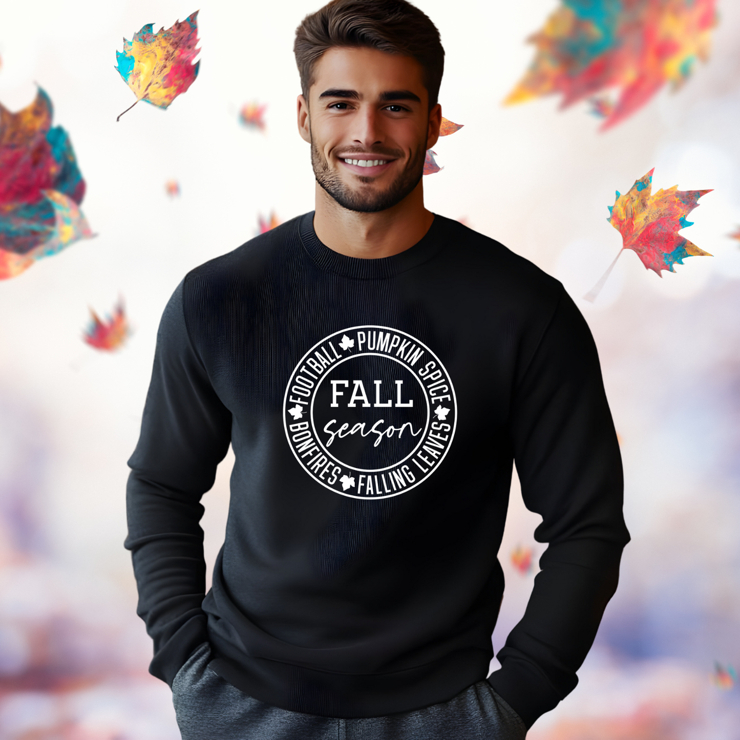 Fall Season Crewneck Sweatshirt