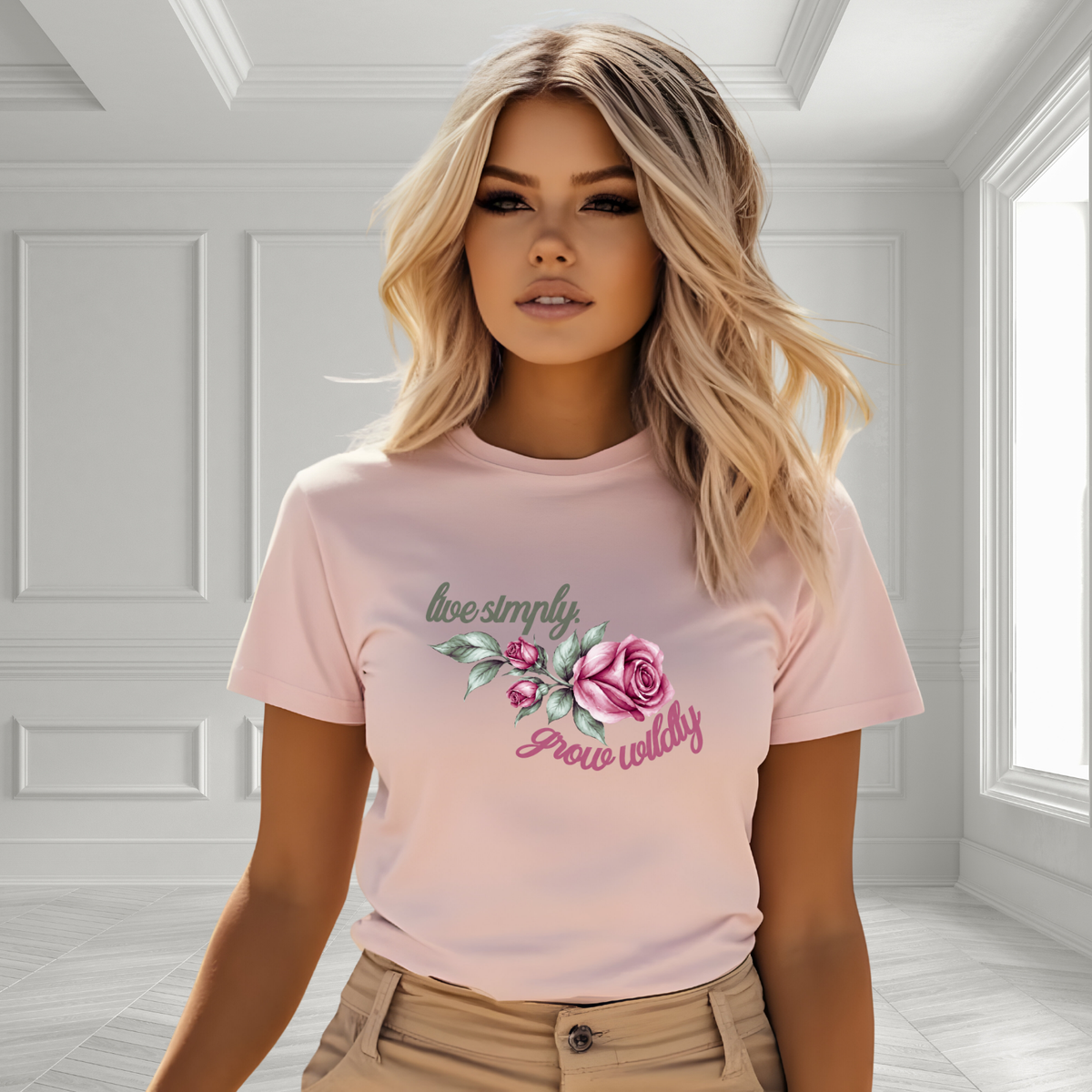 Live Simply, Grow Wildly T-Shirt