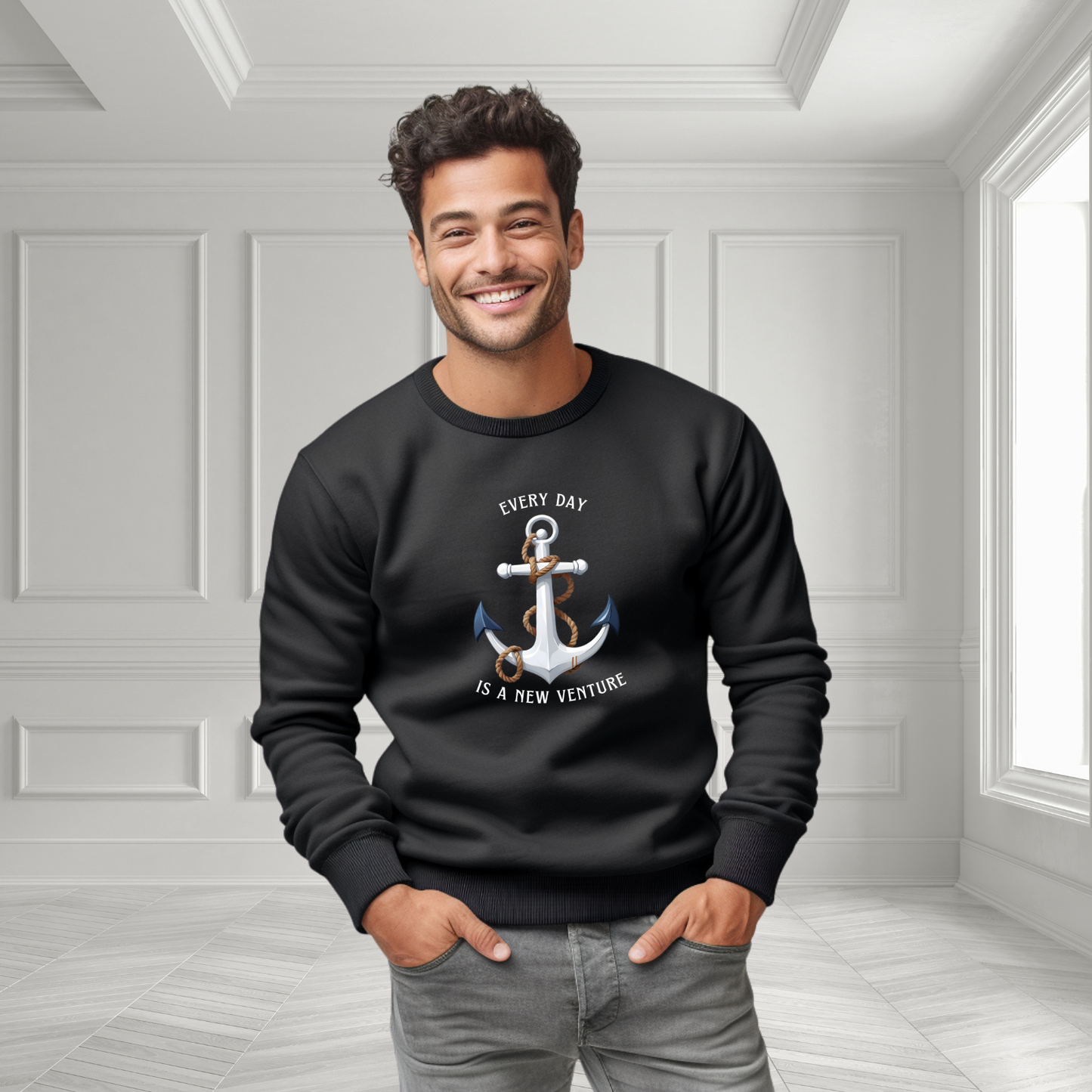Every Day is a New Venture Crewneck Sweatshirt