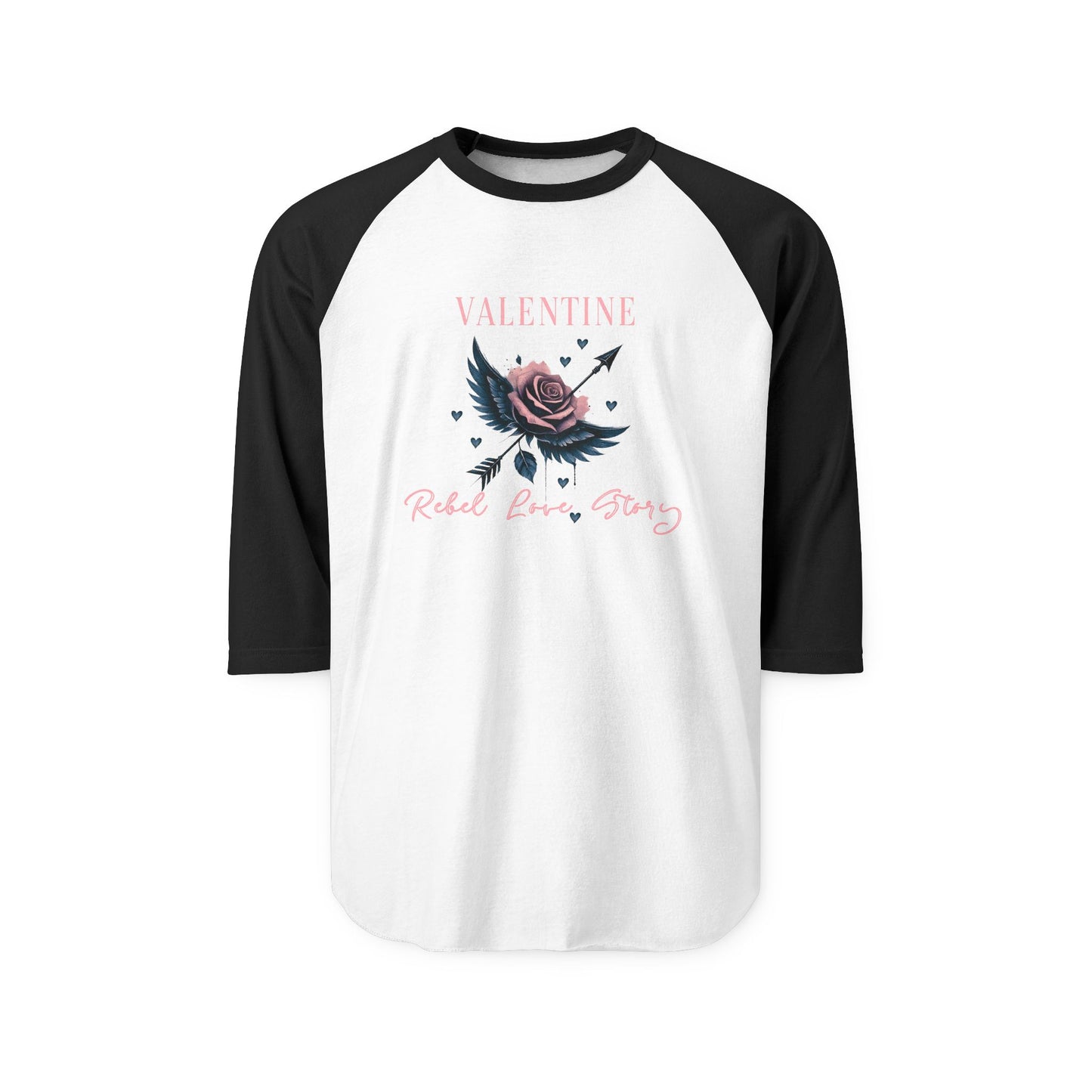 Valentine Rebel Love Baseball Tee