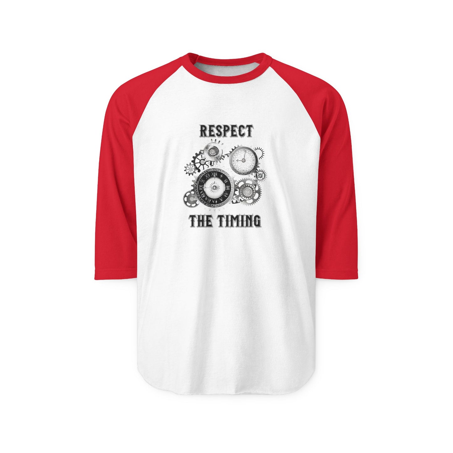 Respect The Timing Baseball Tee
