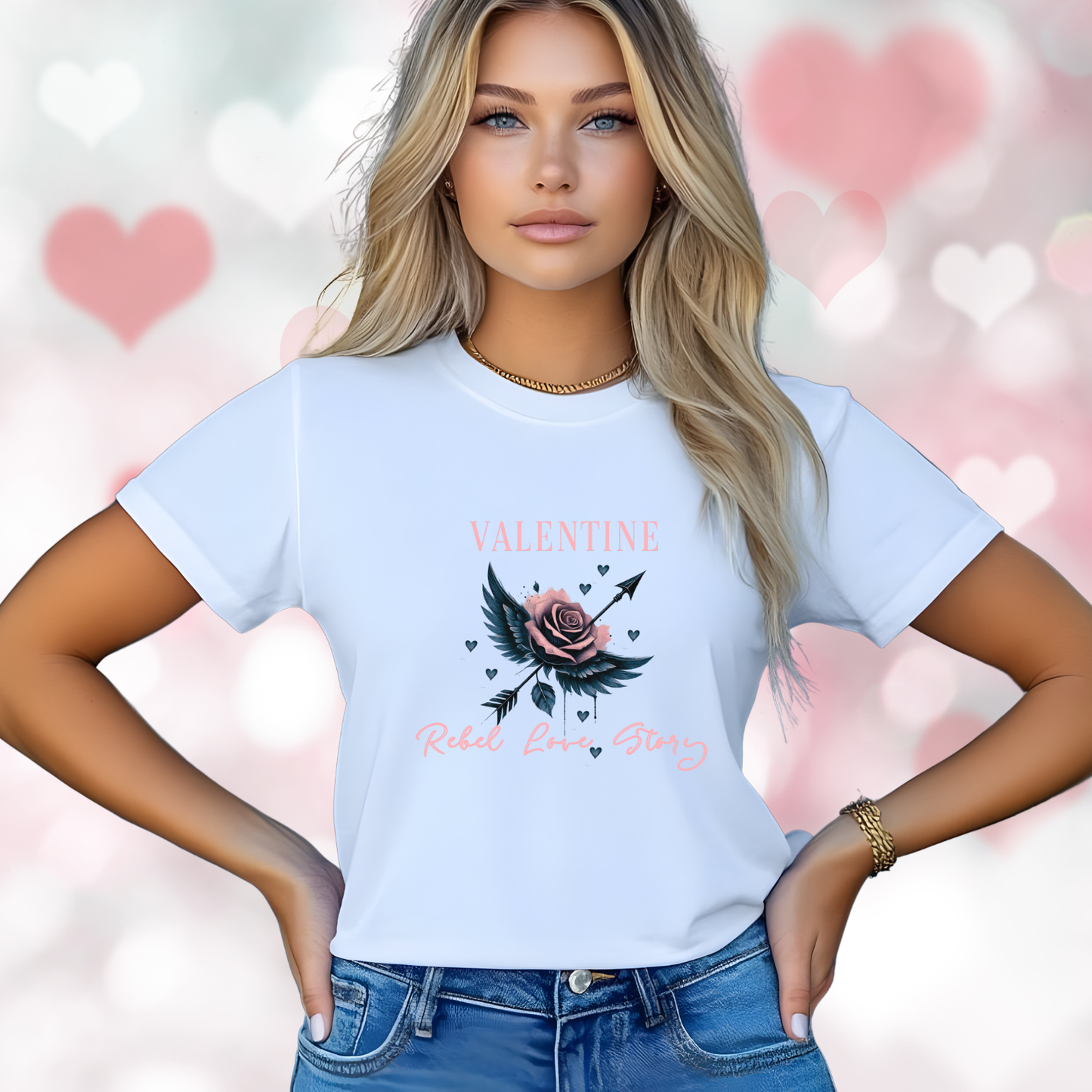 Valentine Rebel Love T-Shirt