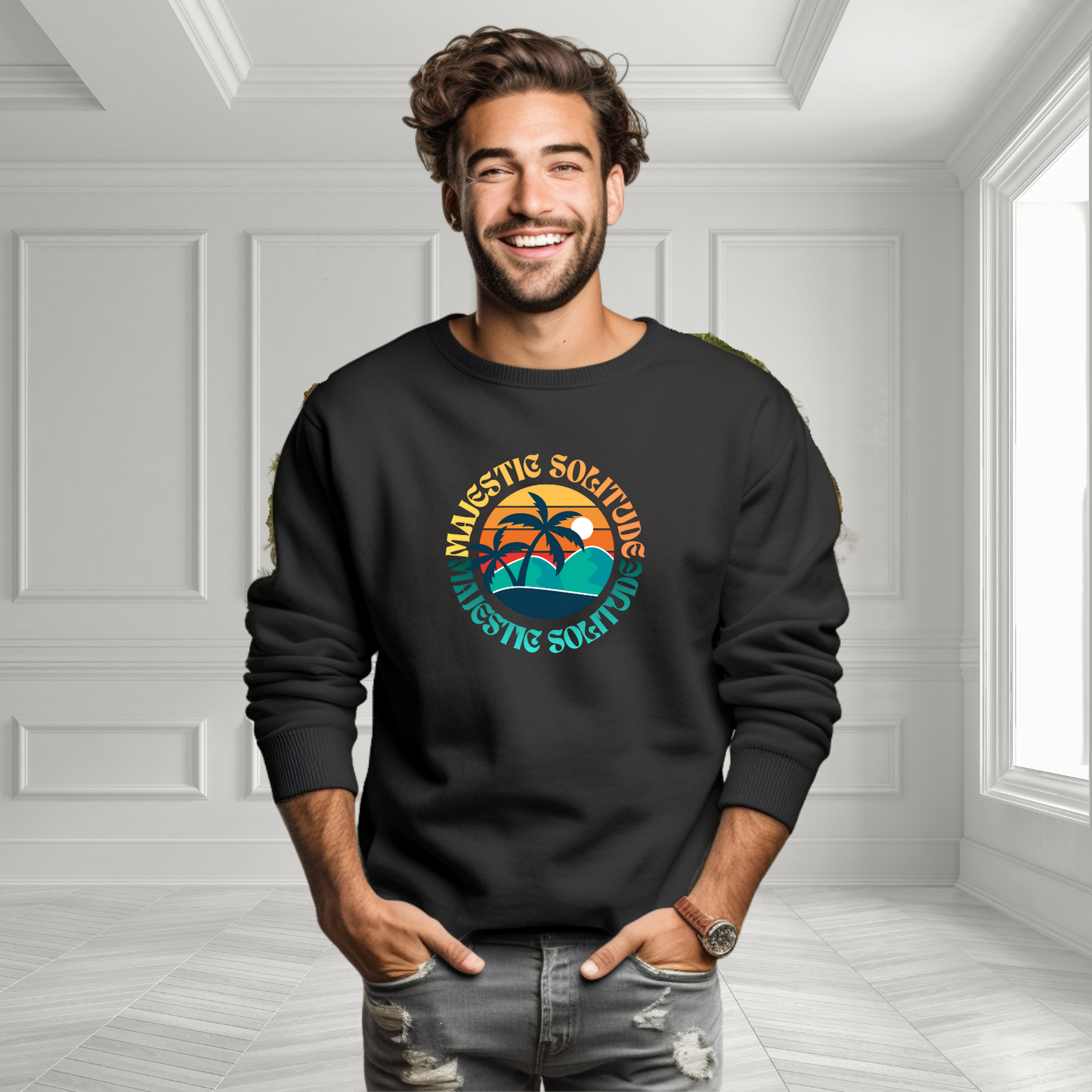 Majestic Solitude Crewneck Sweatshirt