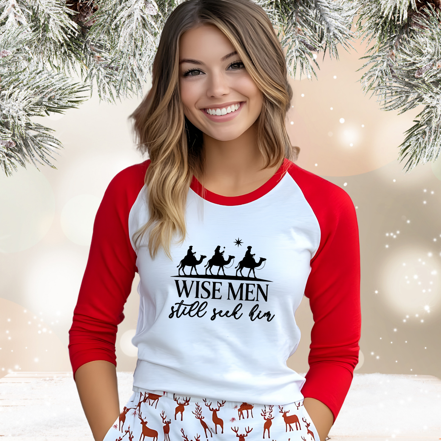 Wise Men Still Seek Him Baseball Tee