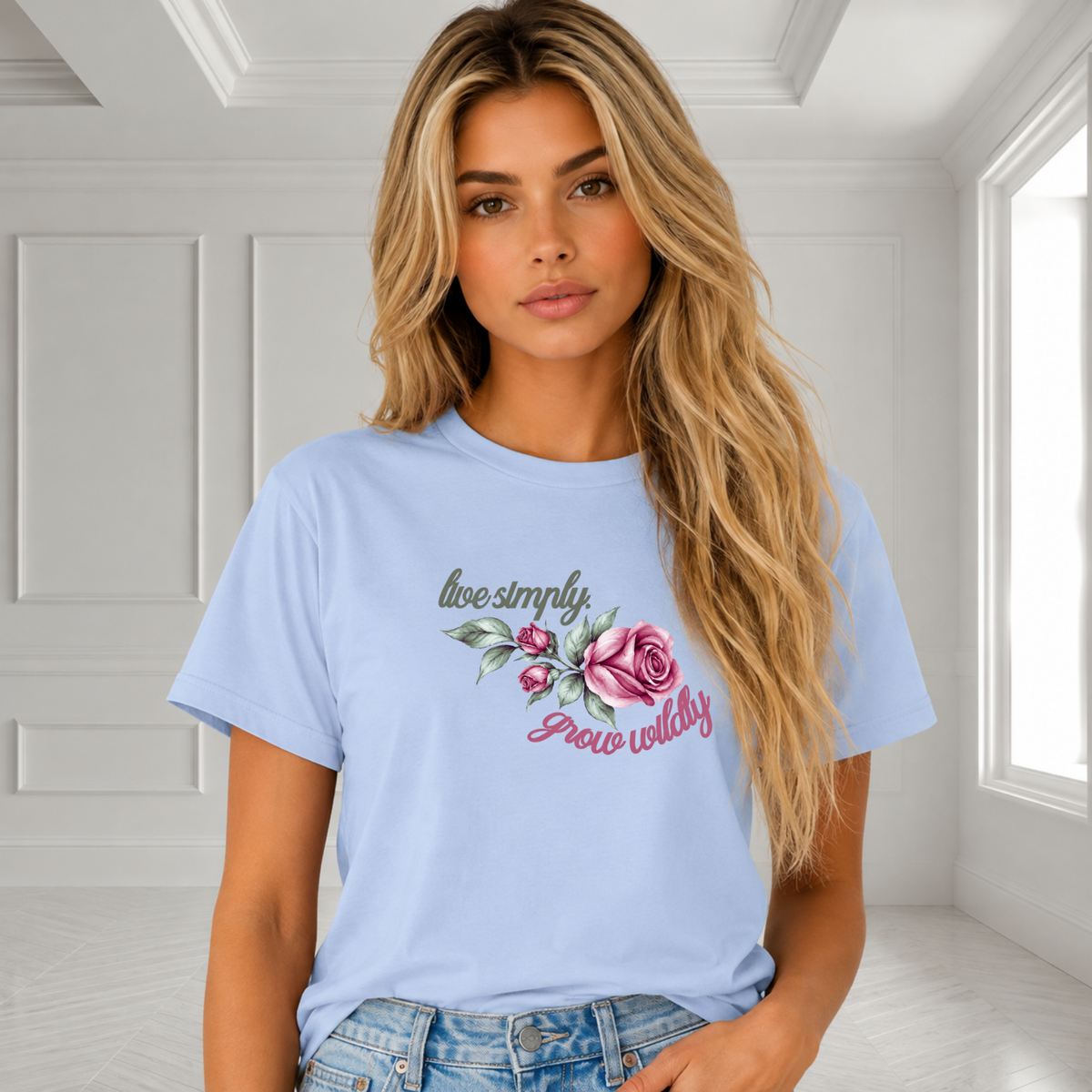 Live Simply, Grow Wildly T-Shirt