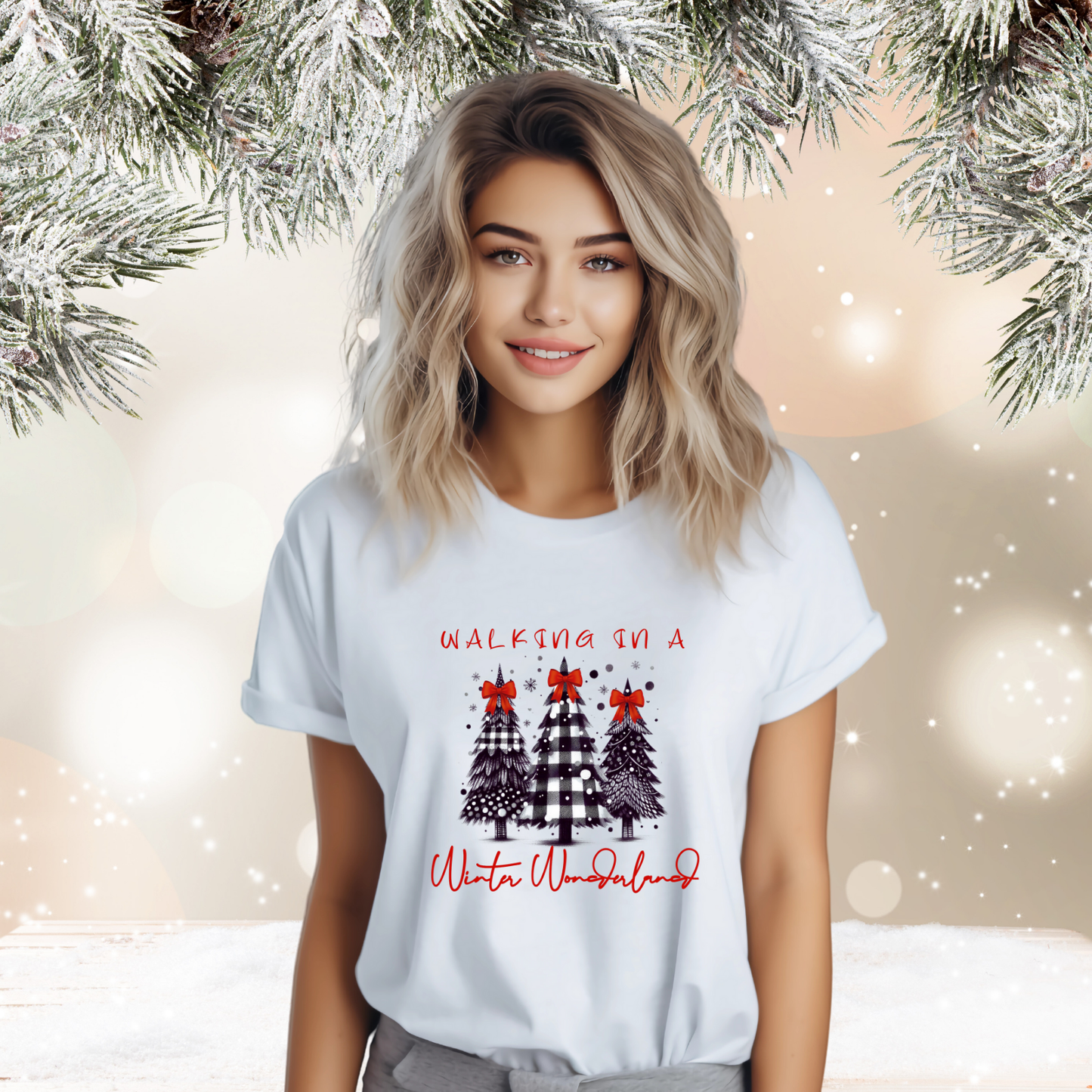 Walking In A Winter Wonderland T‑Shirt