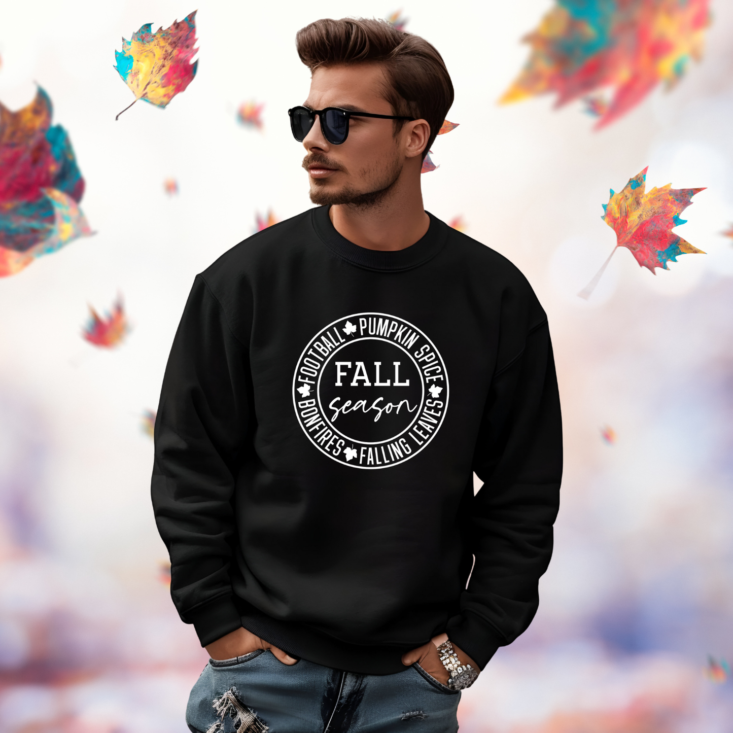 Fall Season Crewneck Sweatshirt