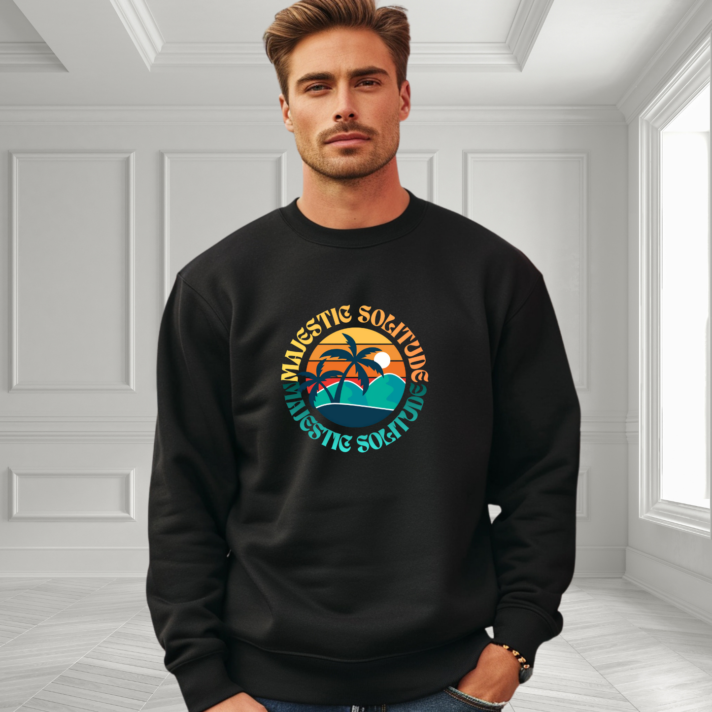 Majestic Solitude Crewneck Sweatshirt