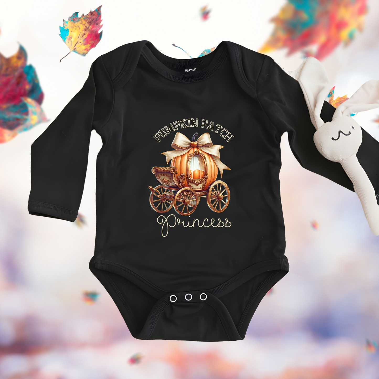 Pumpkin Patch Princess Infant Long Sleeve Onesie