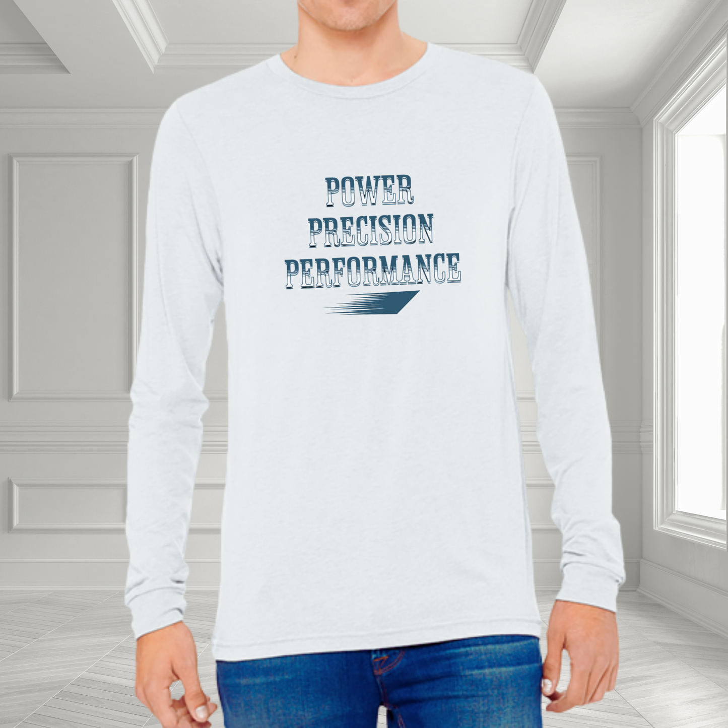 Power, Precision, Performance Long Sleeve Tee