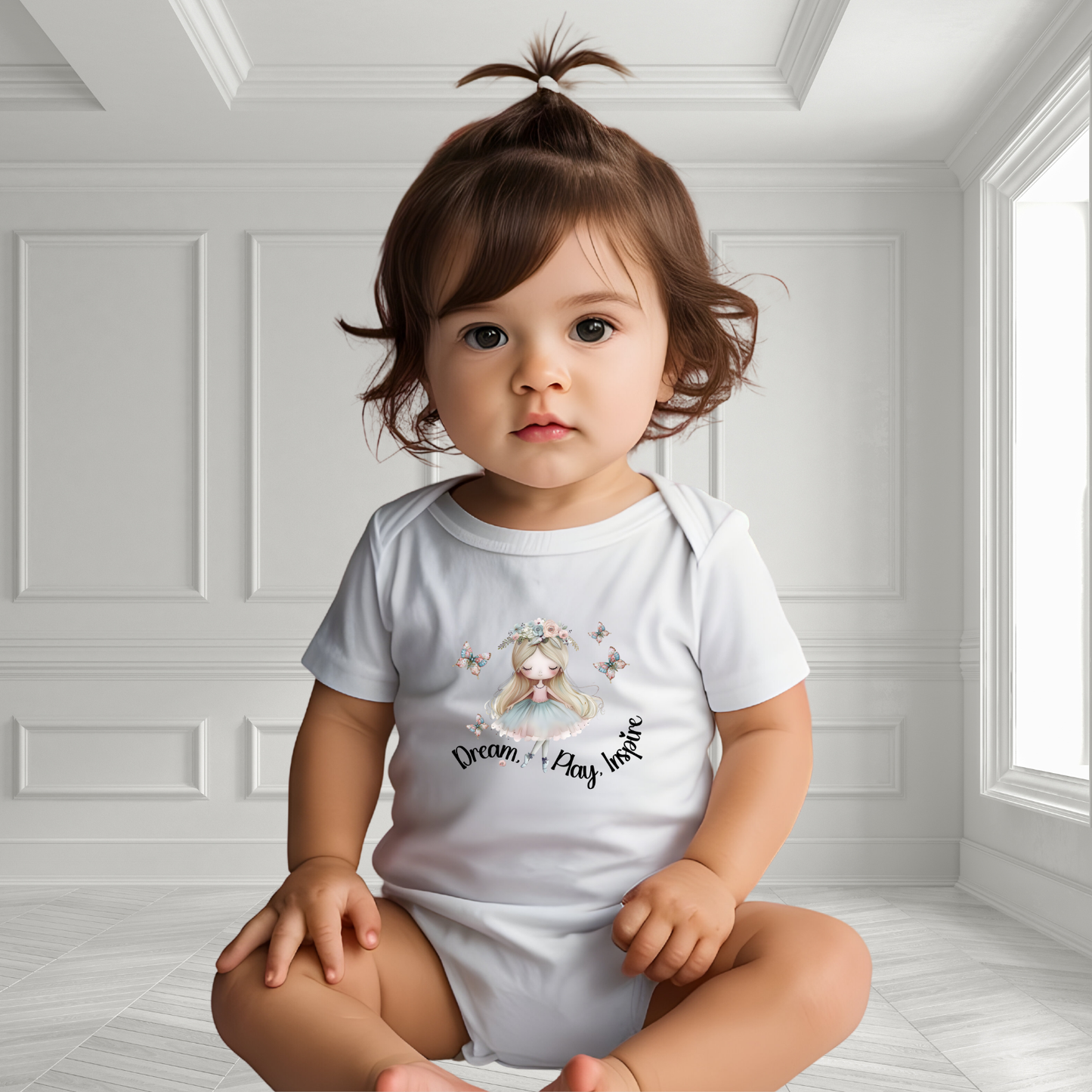 Dream, Play, Inspire Infant Short Sleeve Onesie