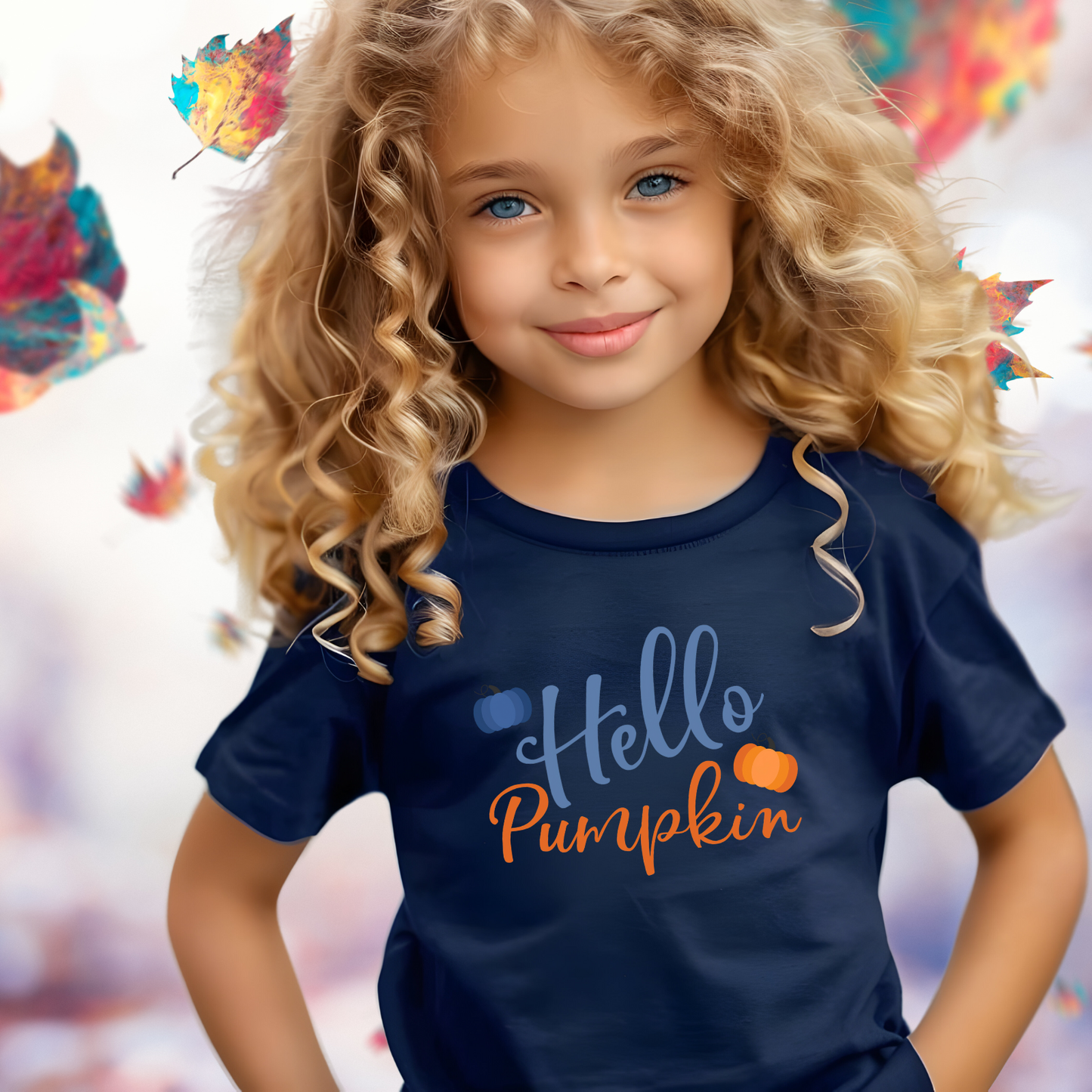 Hello Pumpkin Kid’s T-Shirt