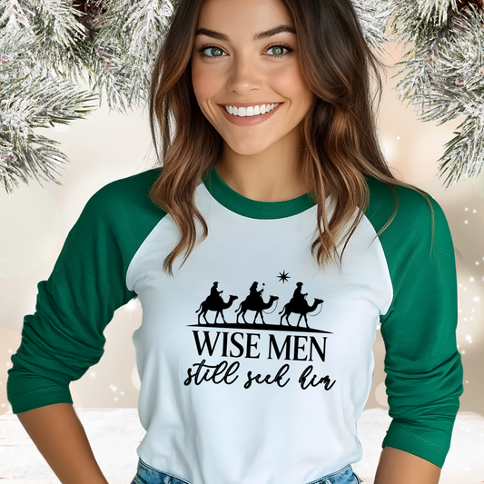 Wise Men Still Seek Him Baseball Tee