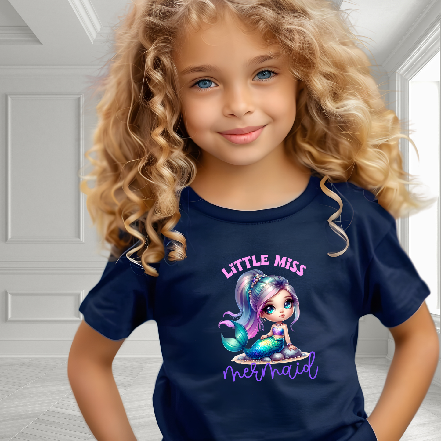Little Miss Mermaid Kid's T-Shirt