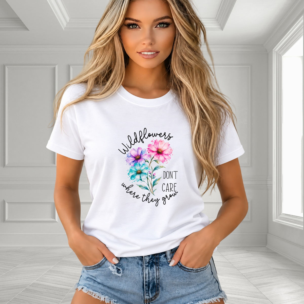 Wildflowers Don’t Care Where They Grow T-Shirt