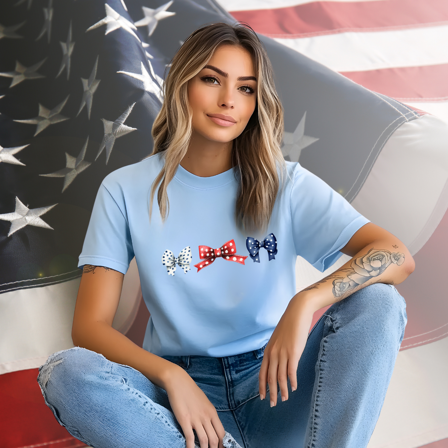 Patriotic Bows T-Shirt
