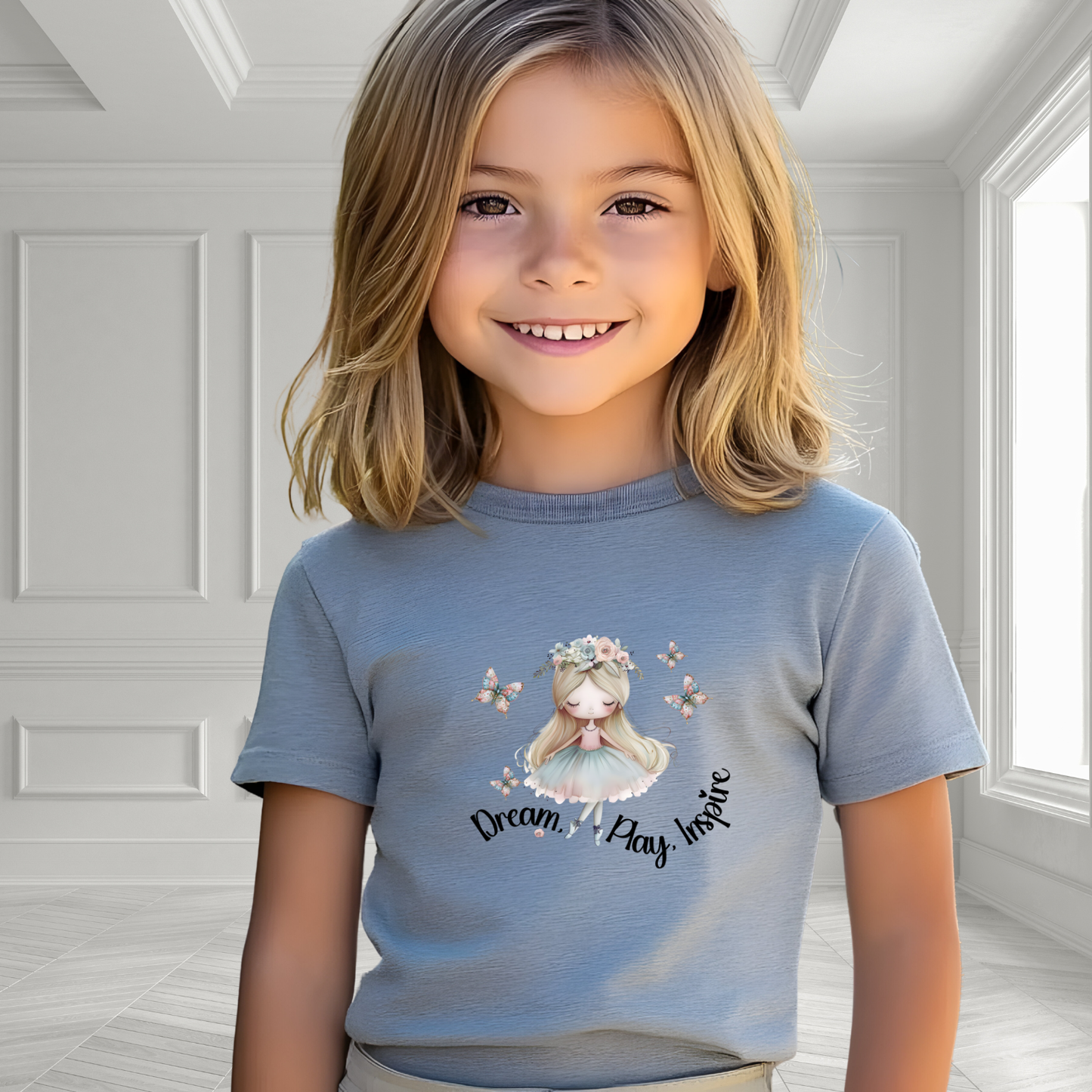 Dream, Play, Inspire Kid's T-Shirt