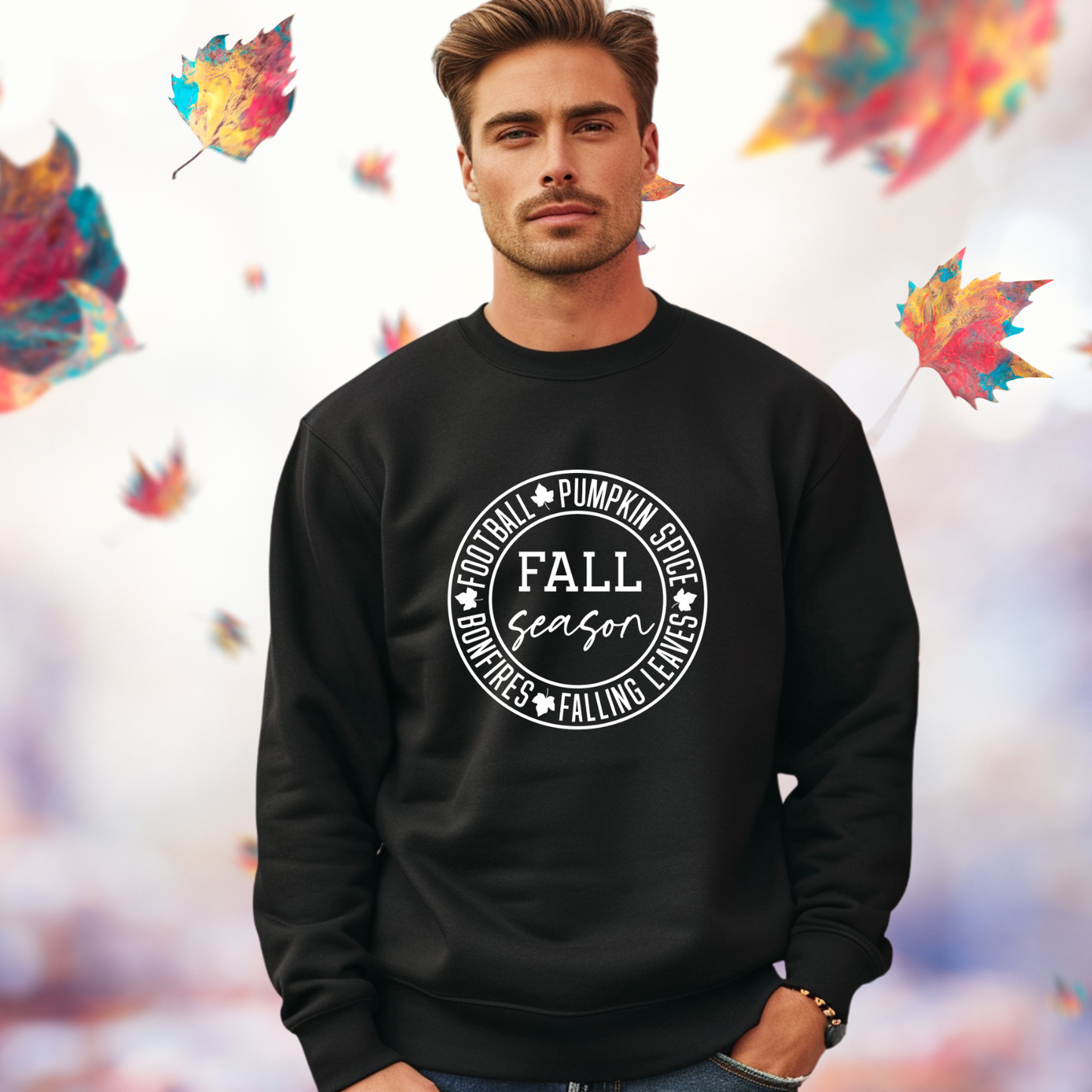 Fall Season Crewneck Sweatshirt
