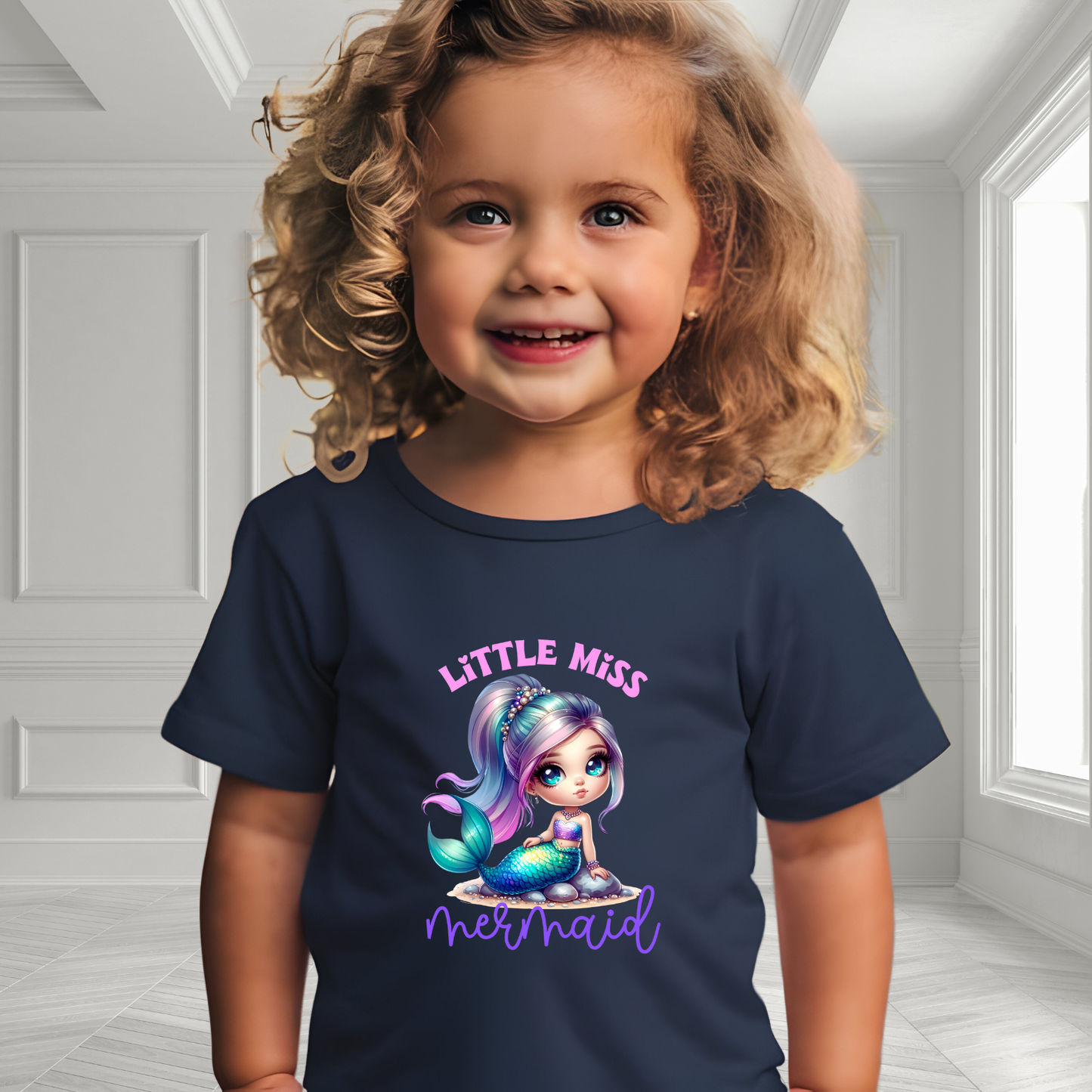 Little Miss Mermaid Toddler T-Shirt