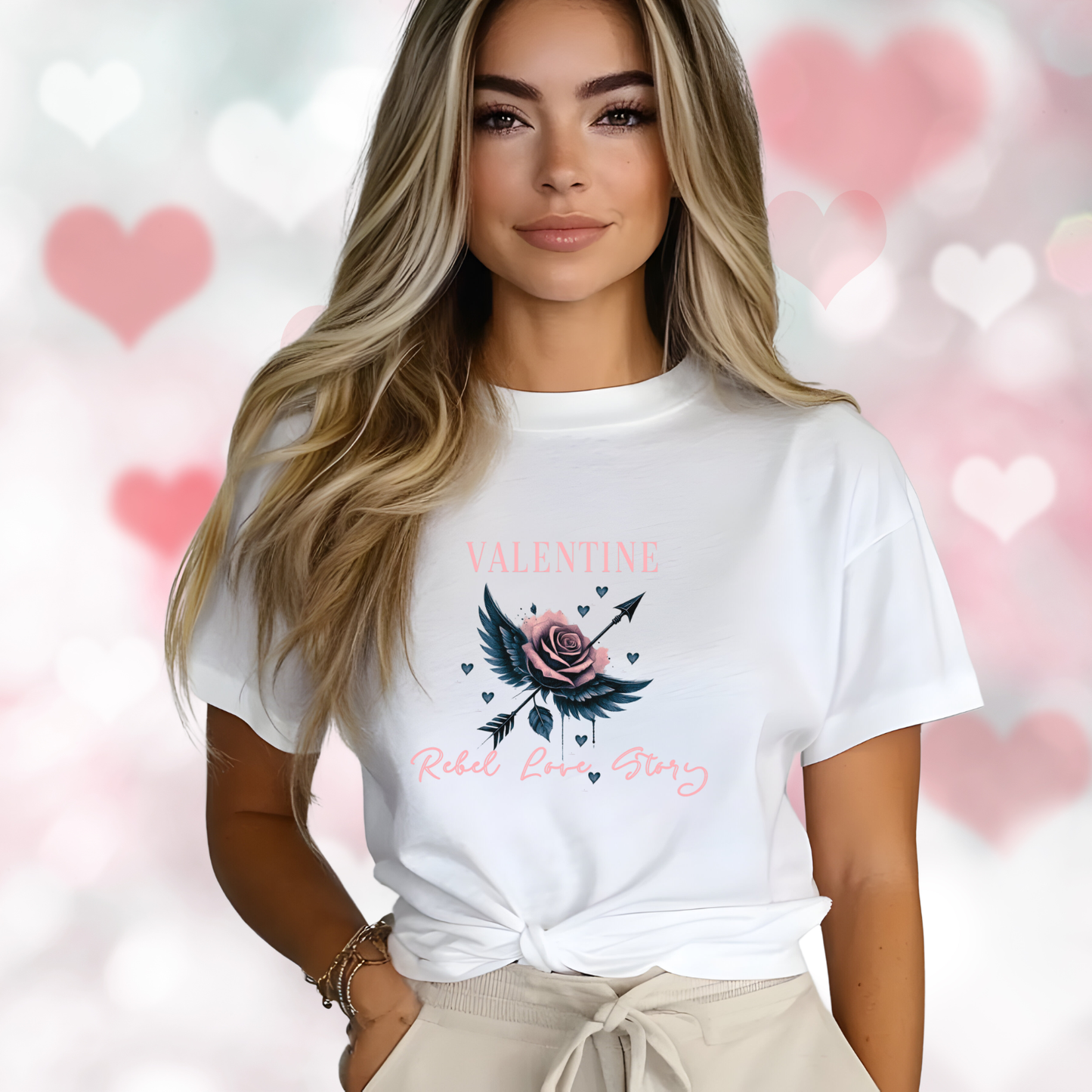 Valentine Rebel Love T-Shirt