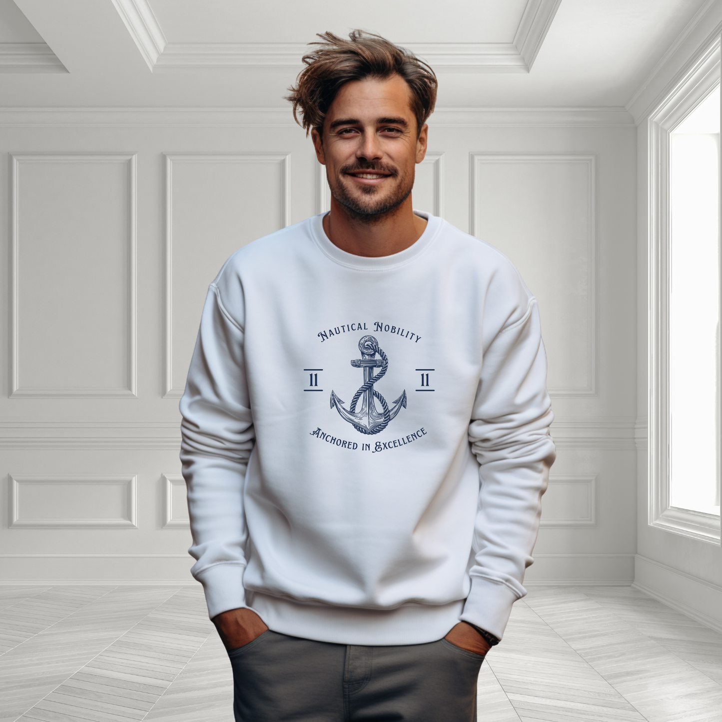 Nautical Nobility Crewneck Sweatshirt