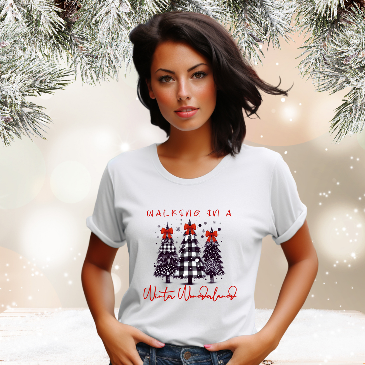 Walking In A Winter Wonderland T‑Shirt