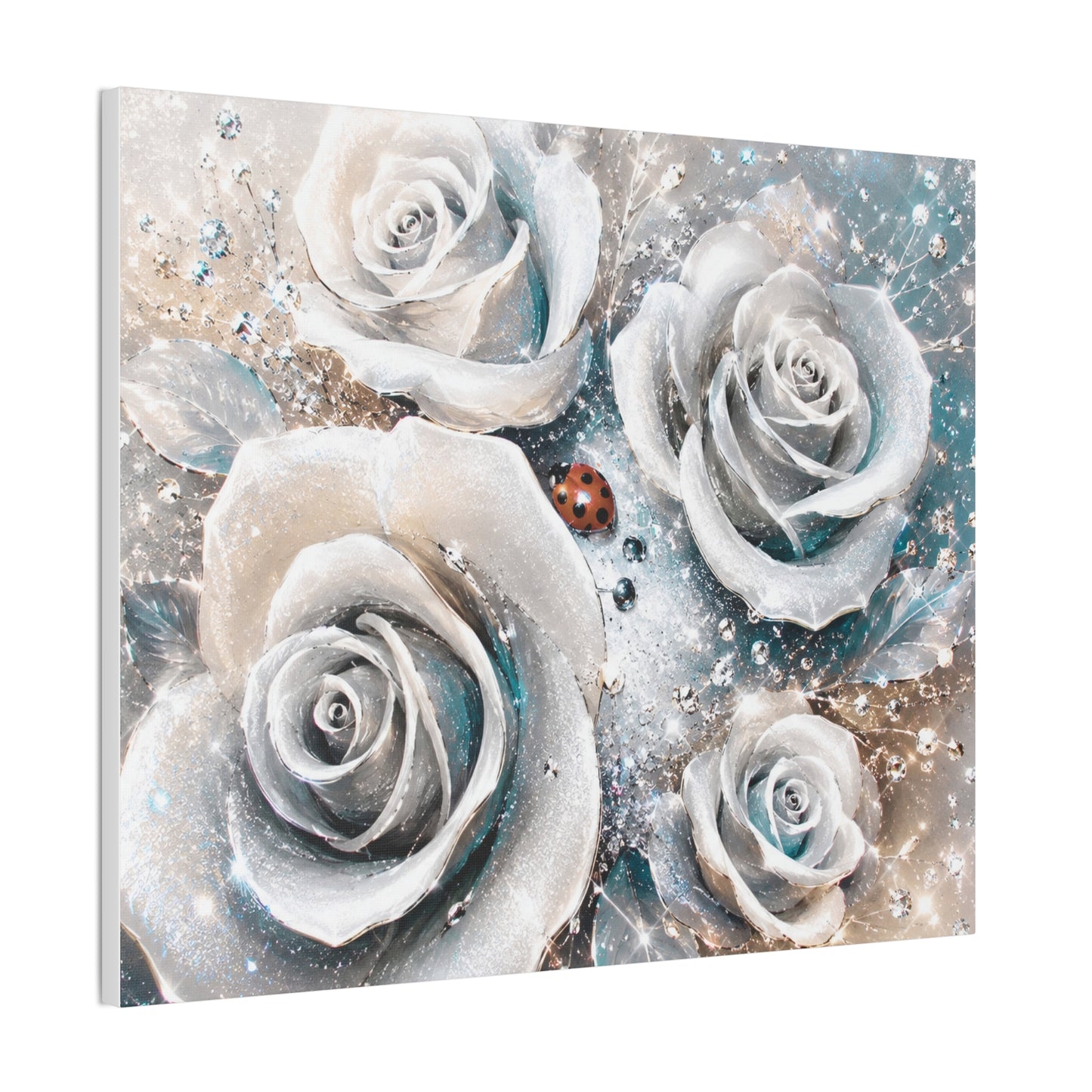 Roses In Bloom Canvas Wall Art