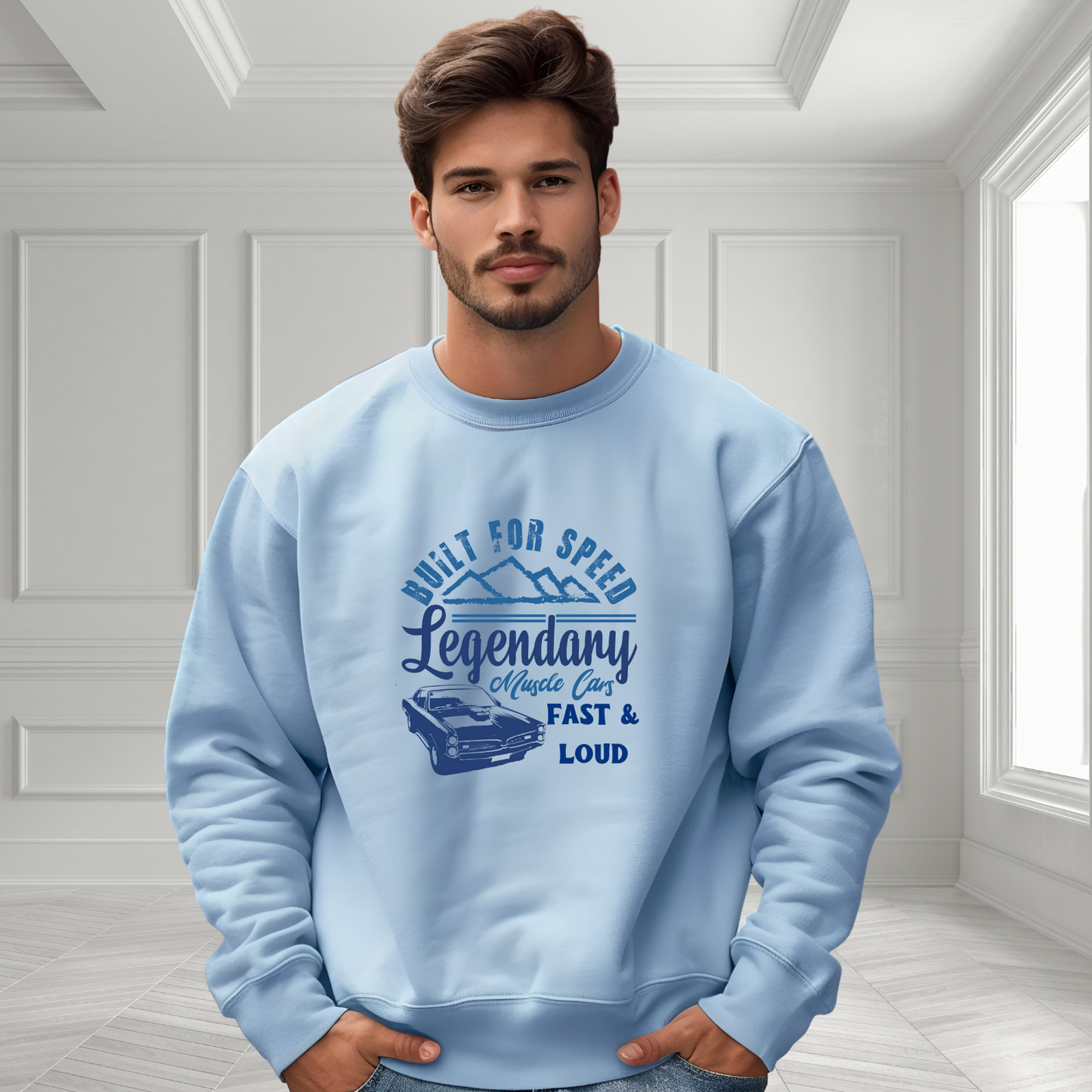 Legendary Muscle Car Crewneck Sweatshirt