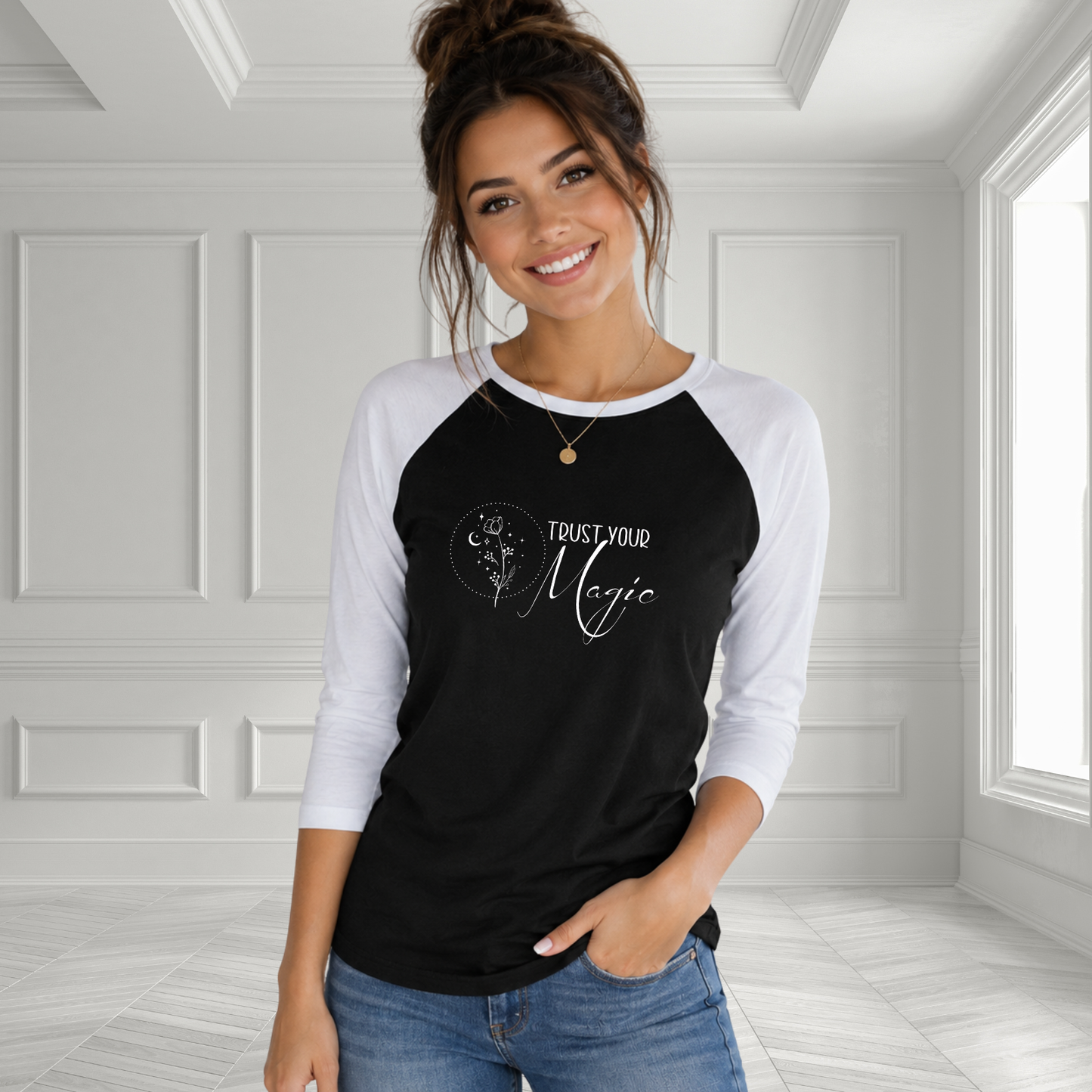 Trust Your Magic Baseball Tee