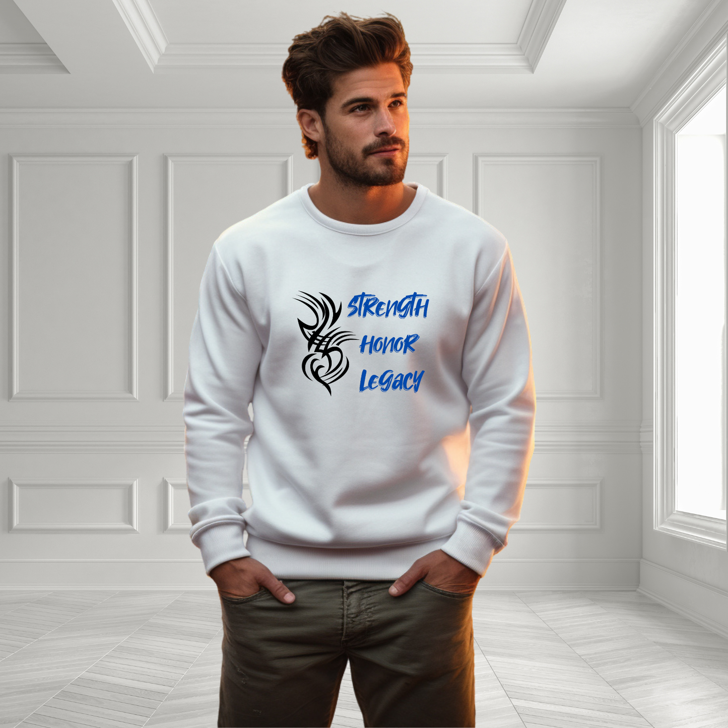 Strength, Honor, Legacy Crewneck Sweatshirt