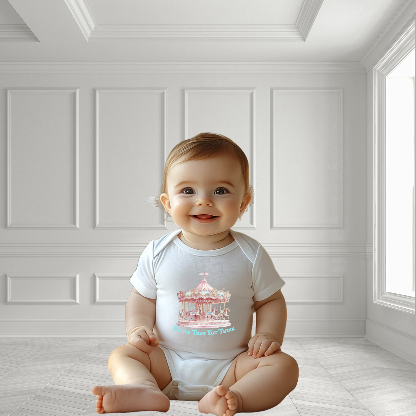 Braver Than You Think Infant Short Sleeve Onesie