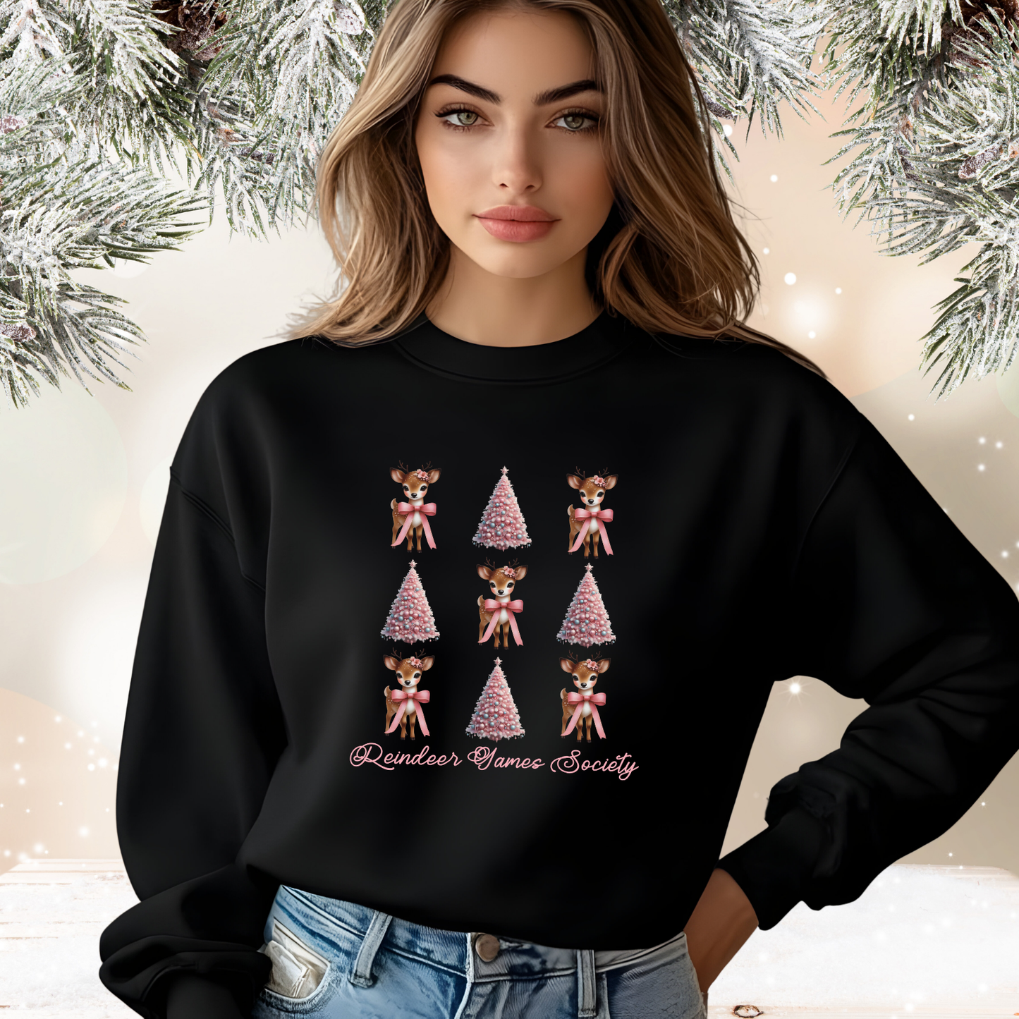 Reindeer Games Society Crewneck Sweatshirt