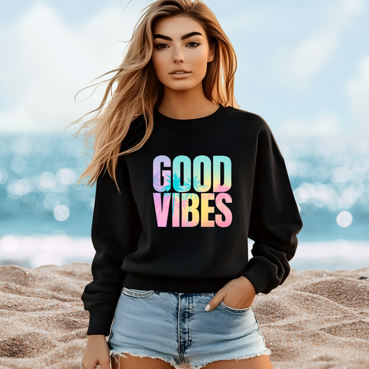 Good Vibes Summer Crewneck Sweatshirt
