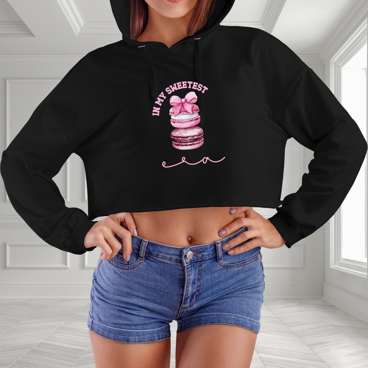 In My Sweetest Era Crop Hoodie